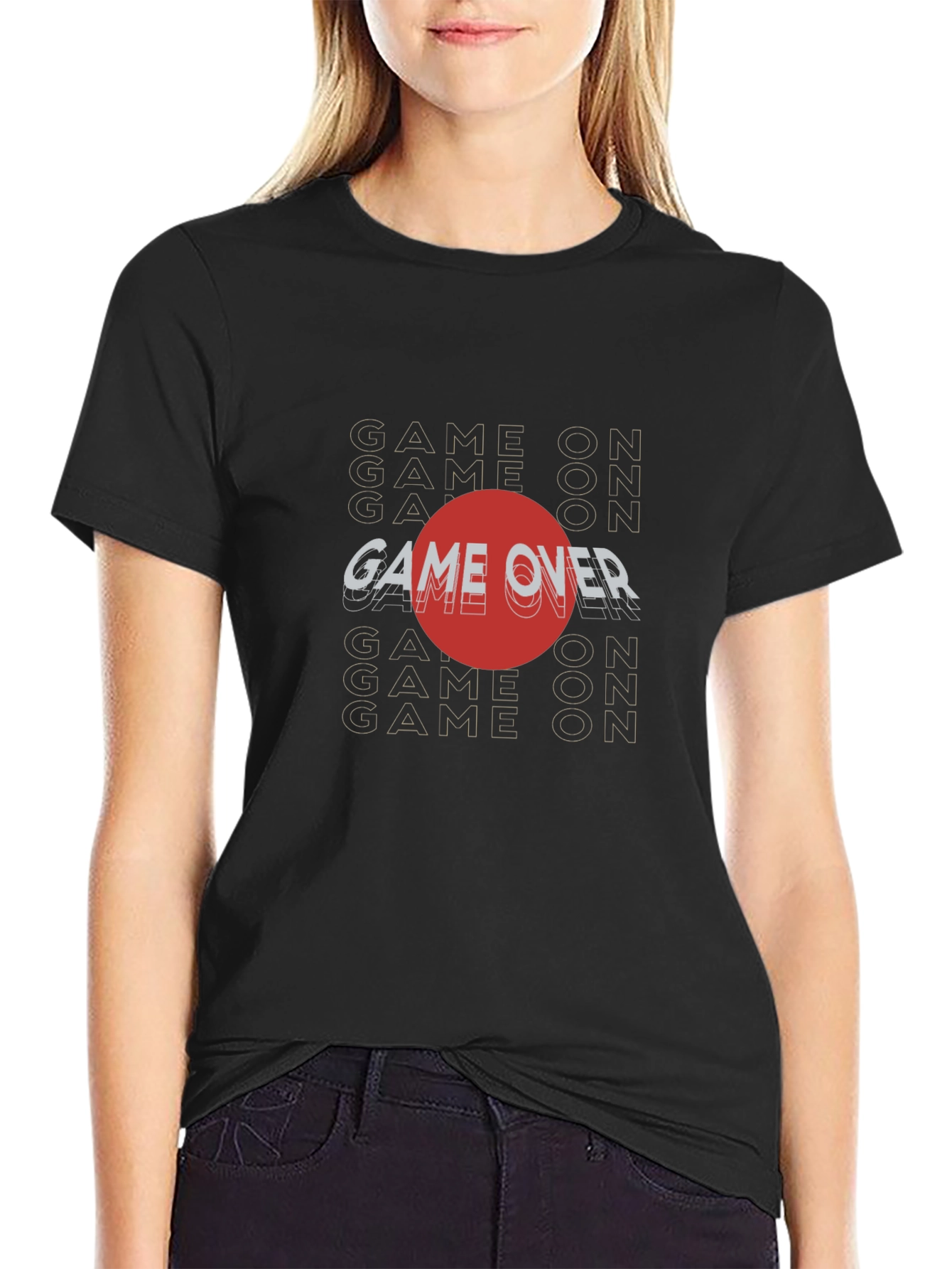 Game Over Graphic T-Shirt - Gamer Style Tee