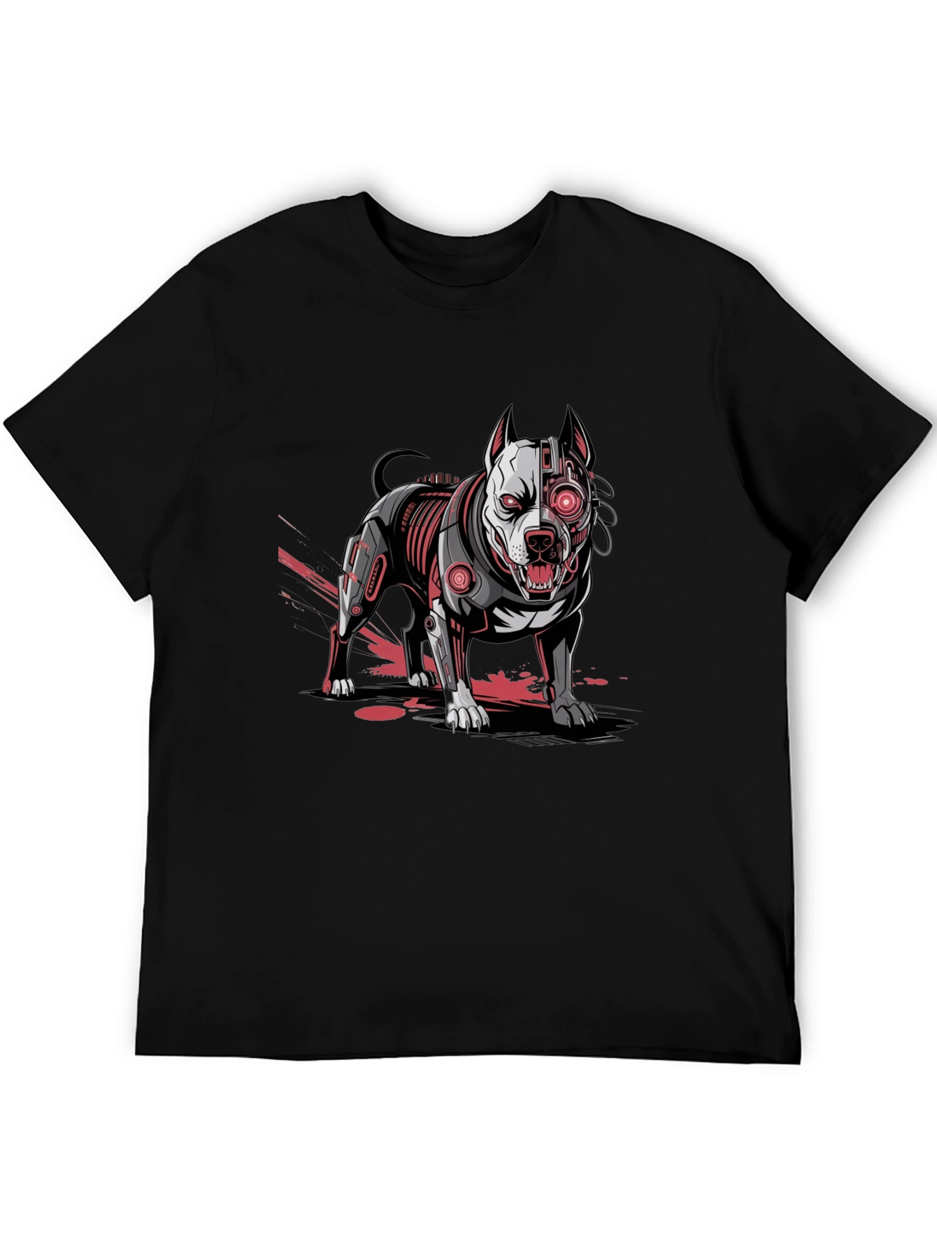 Cybernetic Pitbull Graphic Tee
