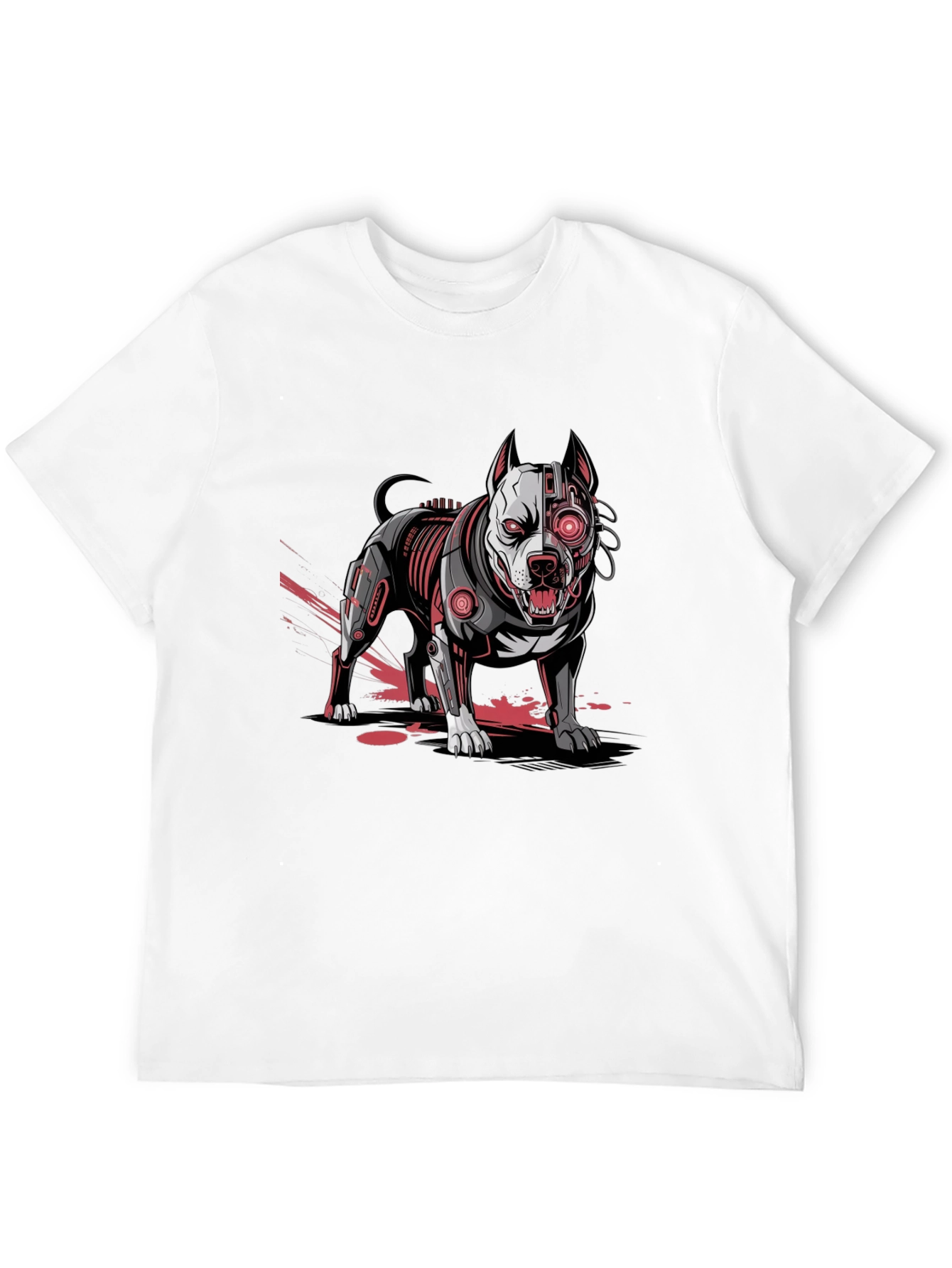 Cybernetic Pitbull Graphic Tee