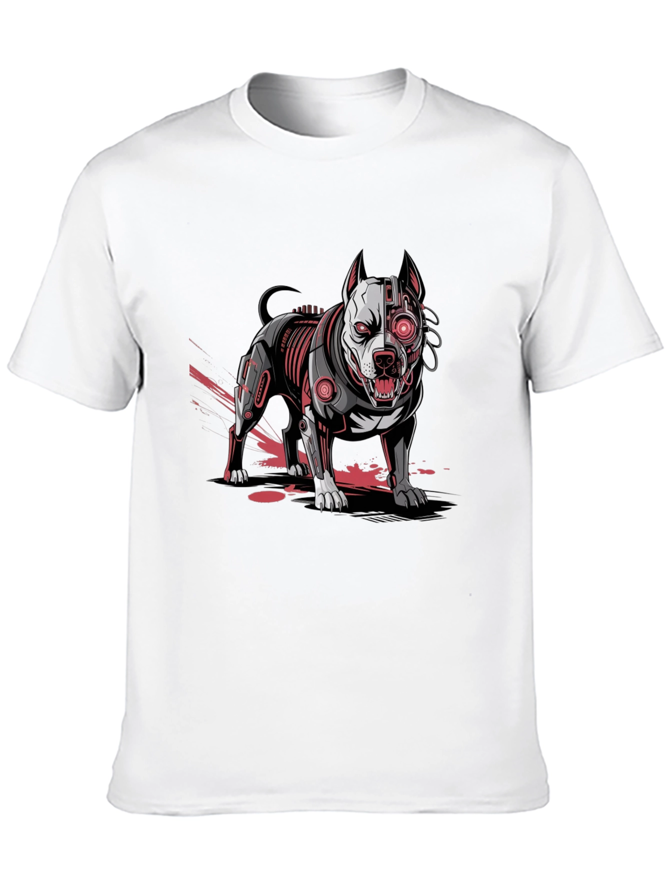 Cybernetic Pitbull Graphic Tee