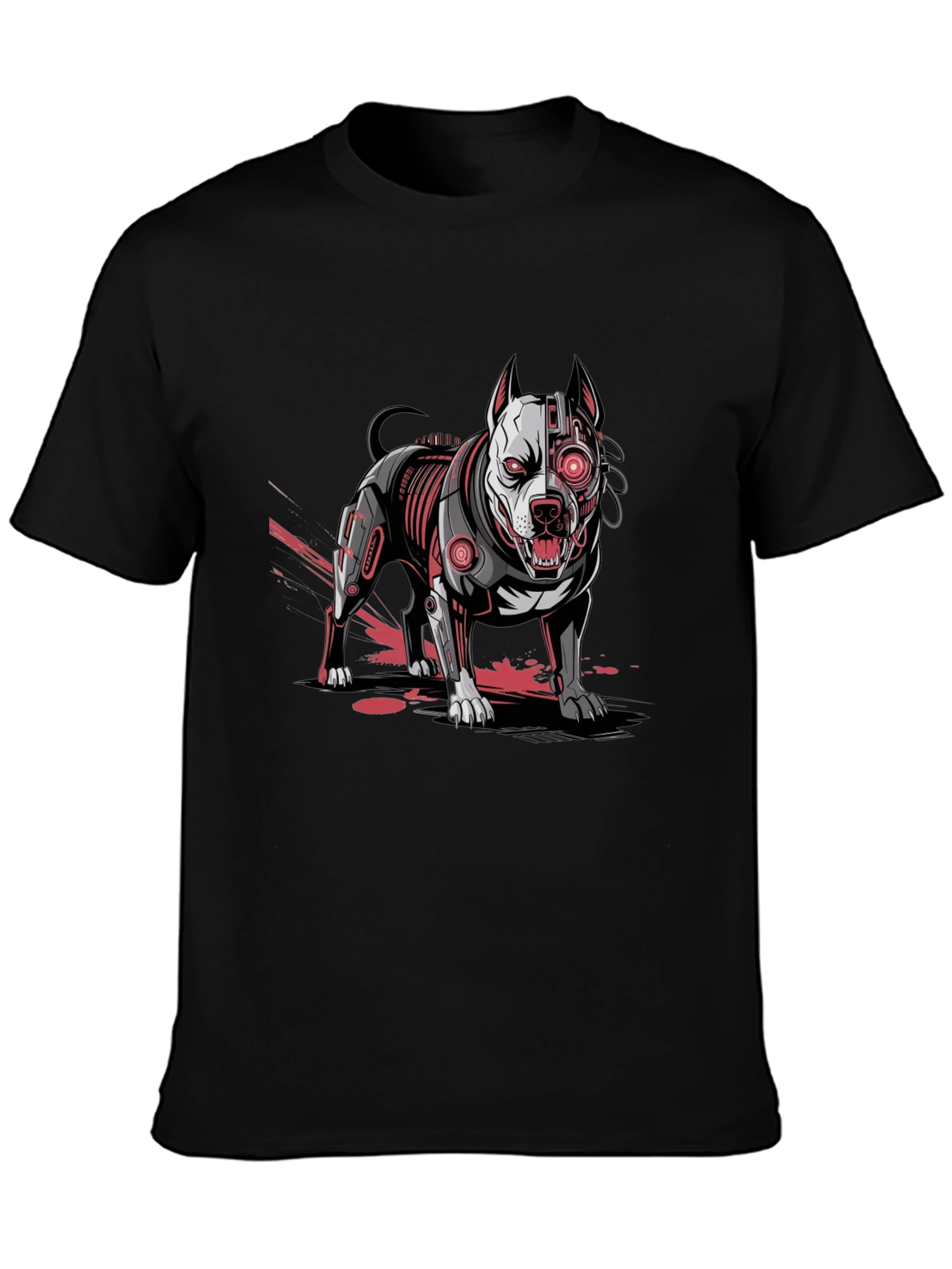 Cybernetic Pitbull Graphic Tee