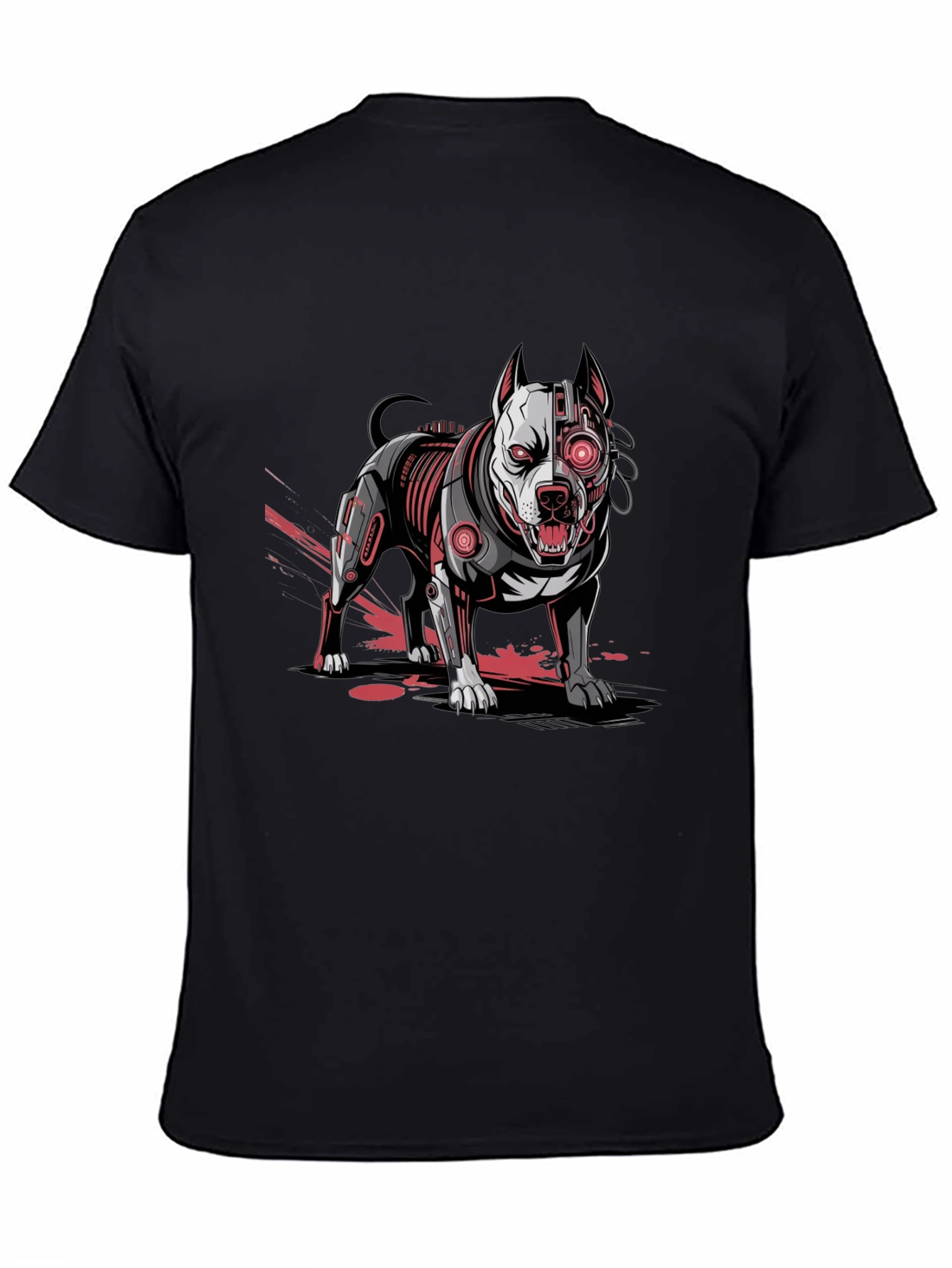 Cybernetic Pitbull Graphic Tee