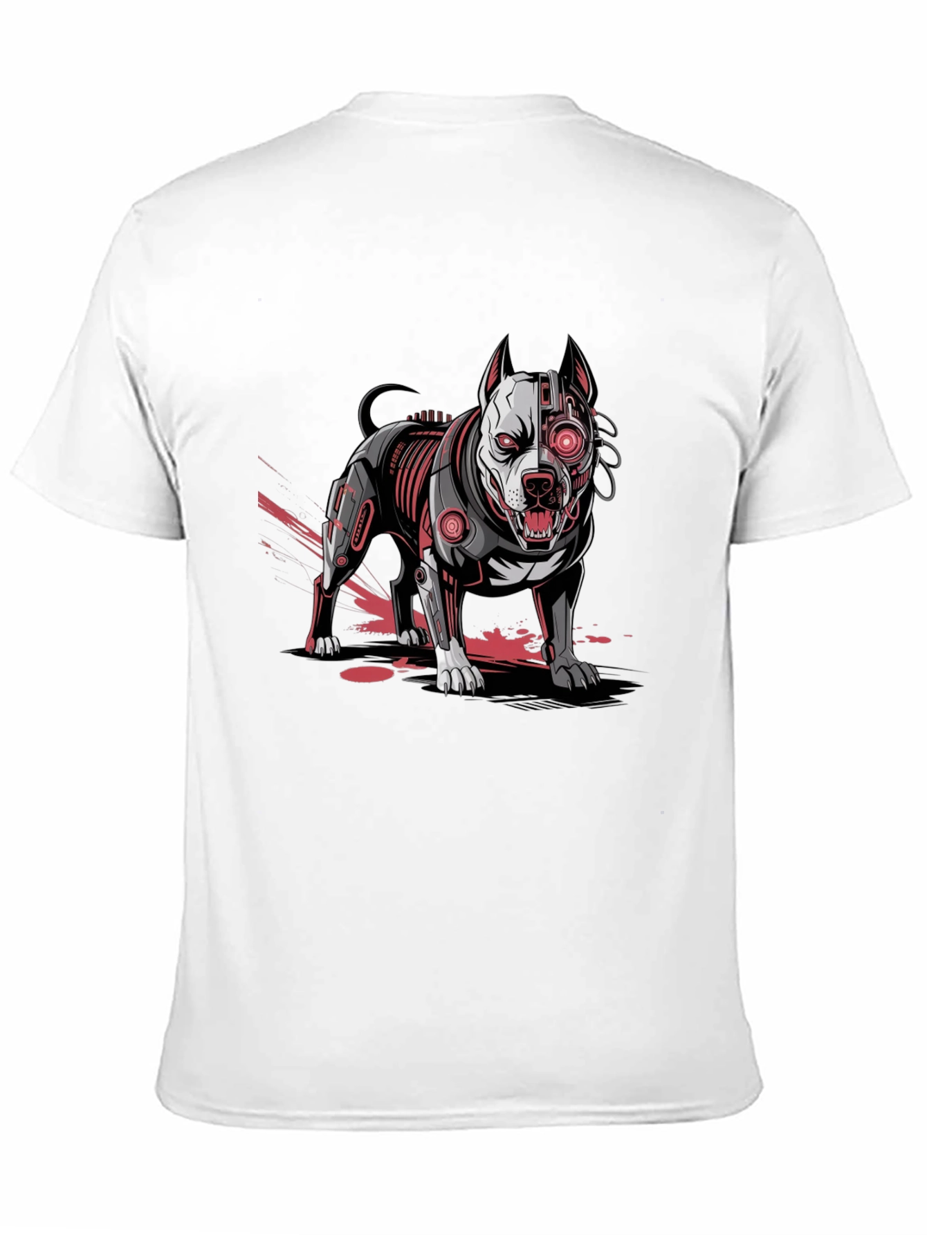 Cybernetic Pitbull Graphic Tee