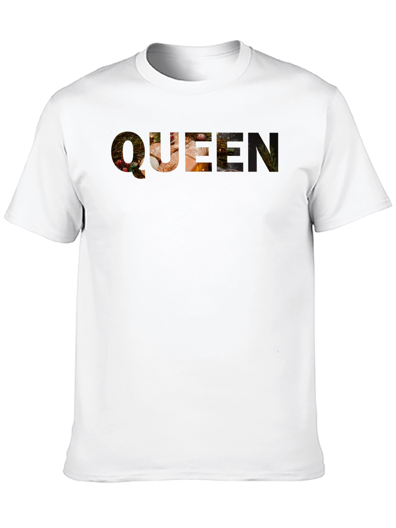 Queen Graphic Print Black T-Shirt