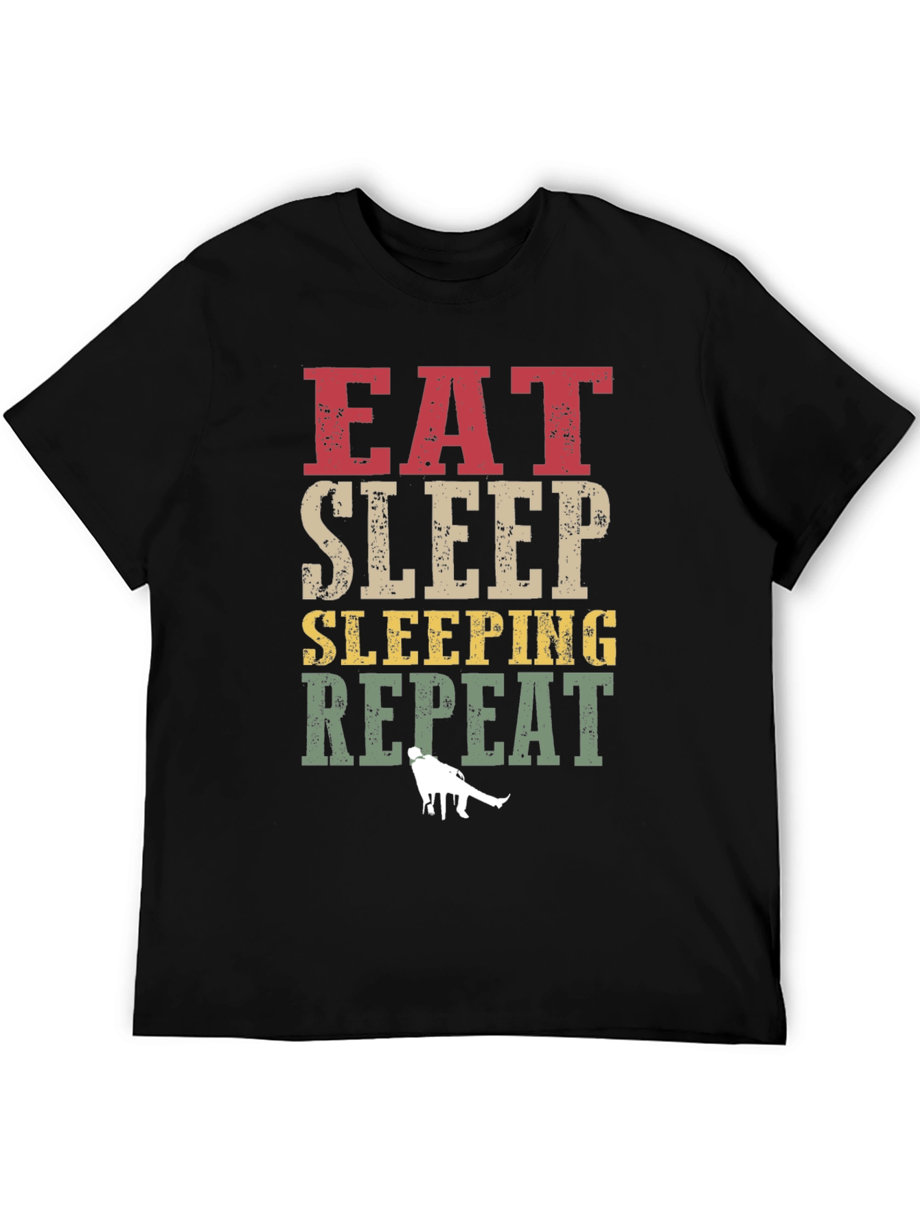 Eat Sleep Sleeping Repeat Funny T-Shirt