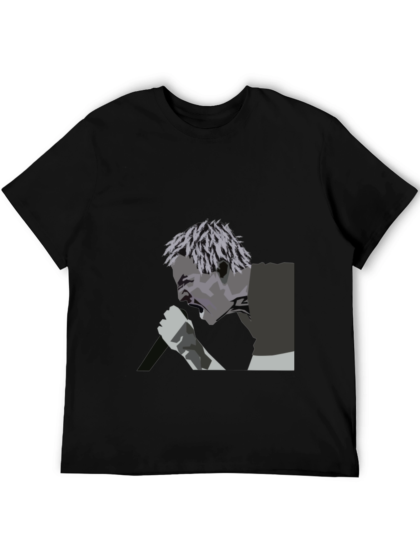 Graphic T-Shirt: Angry Singer Design