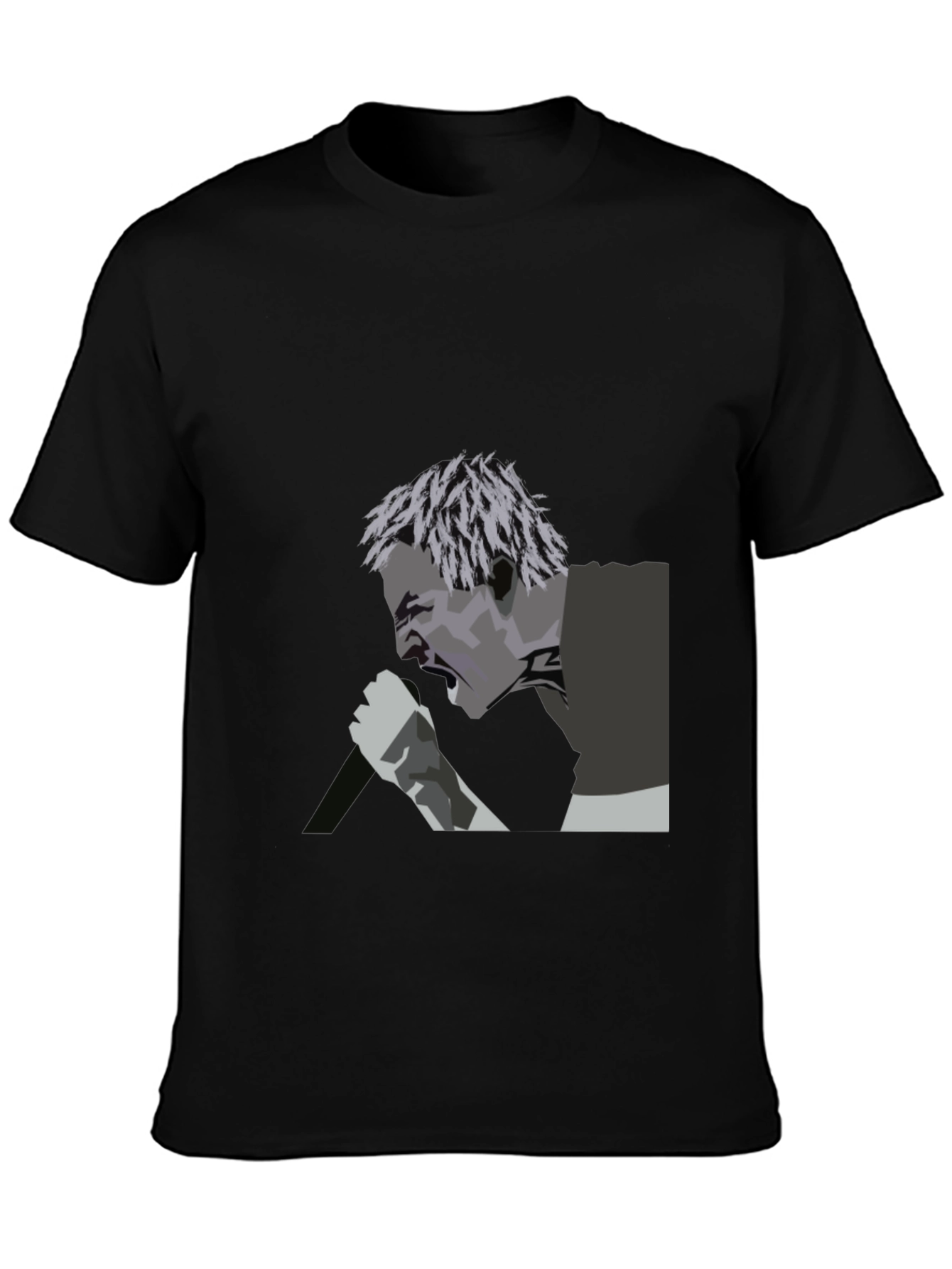 Graphic T-Shirt: Angry Singer Design