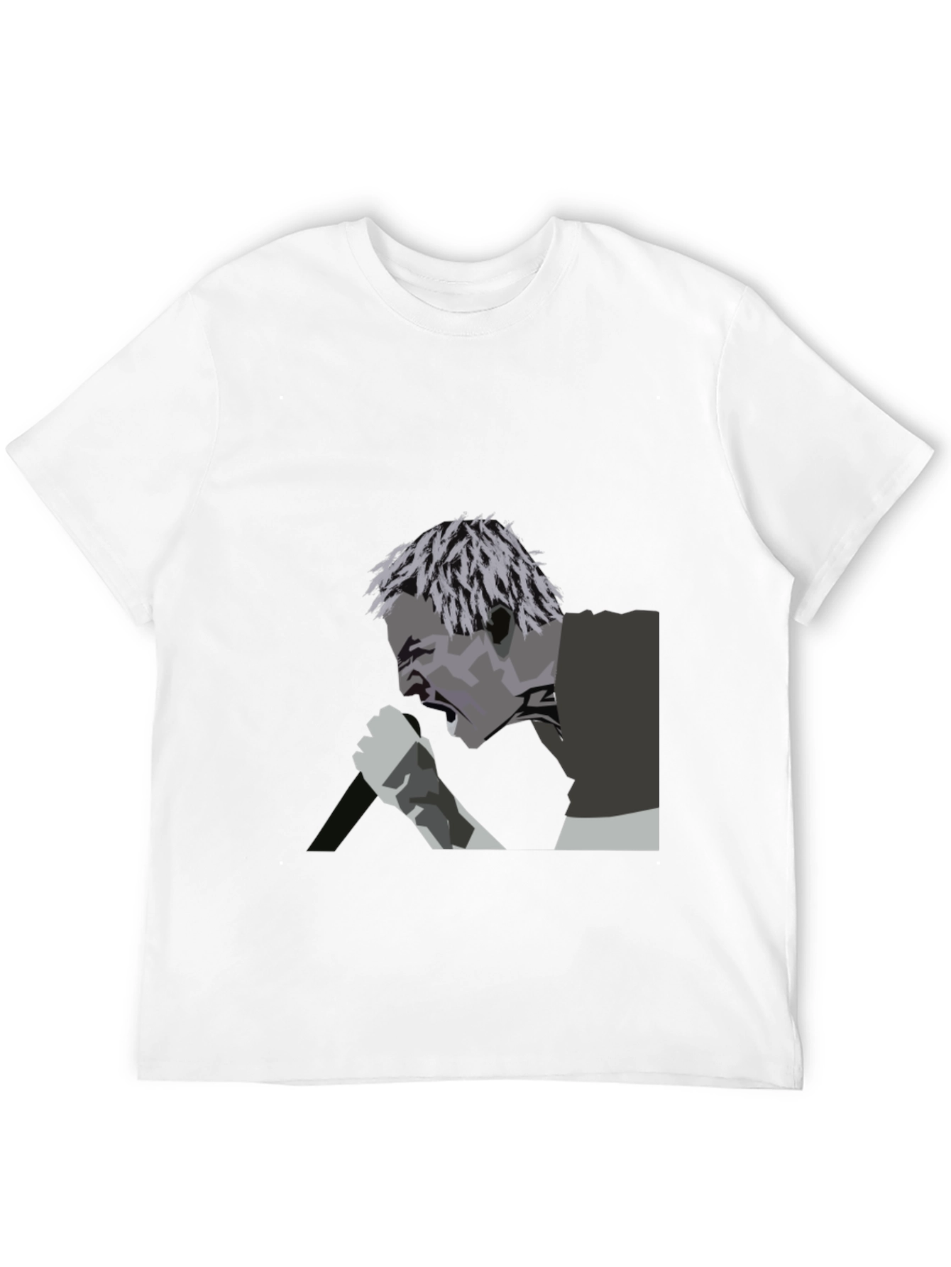 Graphic T-Shirt: Angry Singer Design