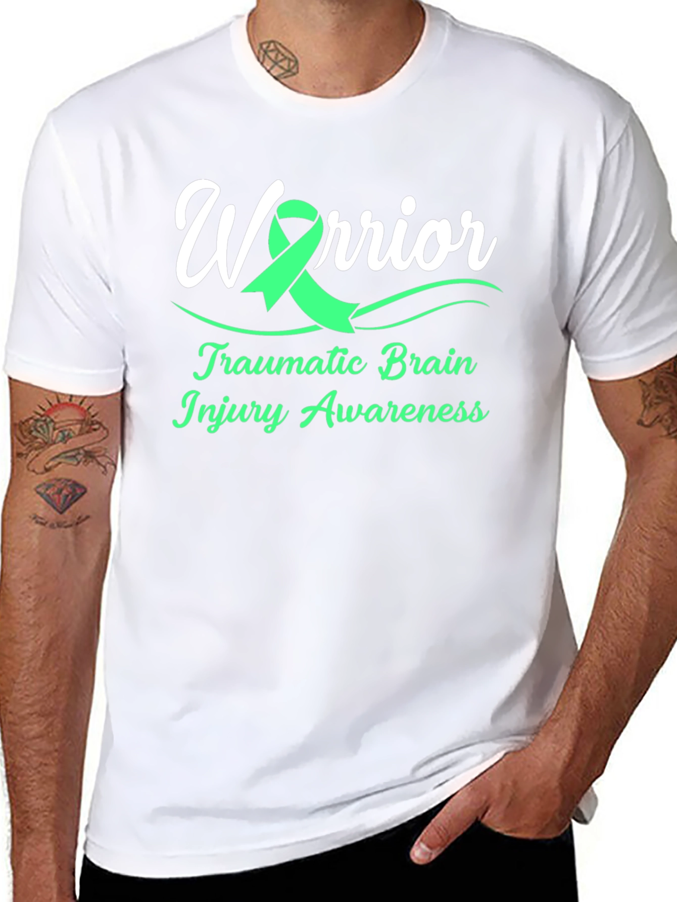 Warrior Traumatic Brain Injury Awareness T-Shirt