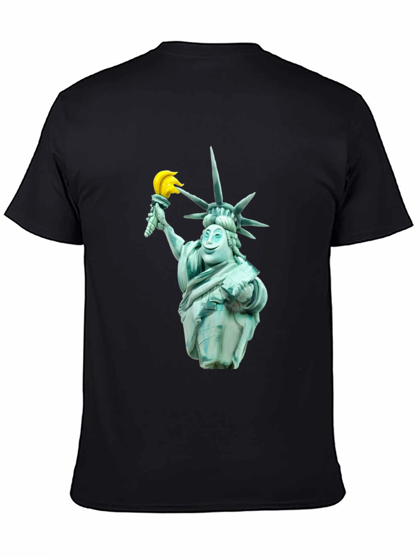 Liberty Cartoon Graphic Tee - Black