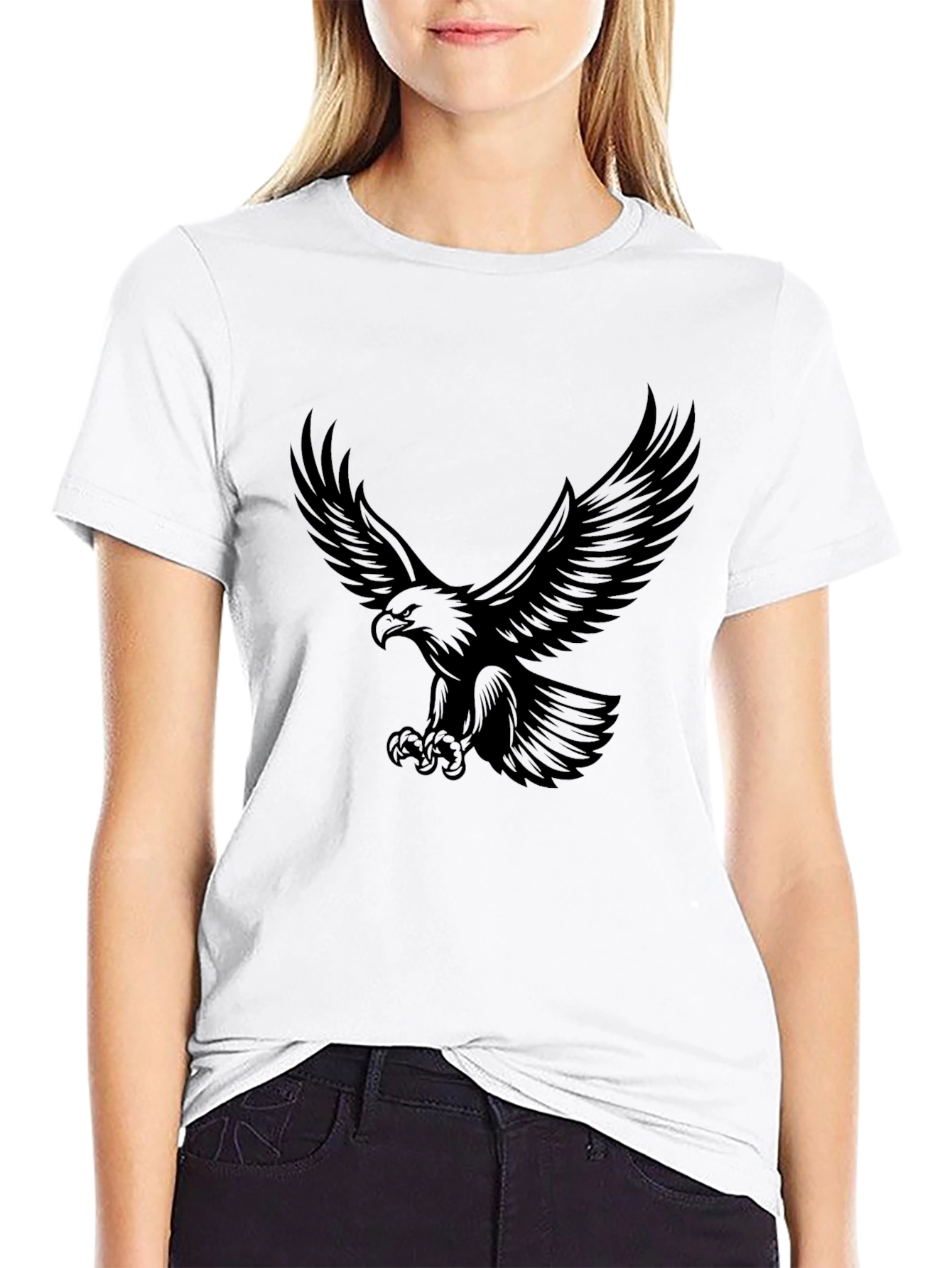 Black Eagle Graphic Tee - Mens Style