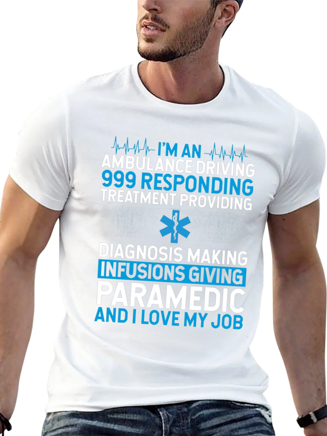 Paramedic EMT T-Shirt: I Love My Job