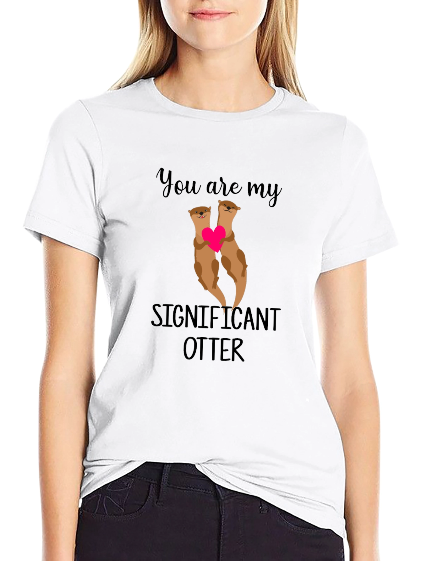 Significant Otter Graphic Tee - Cute Animal Lover Shirt