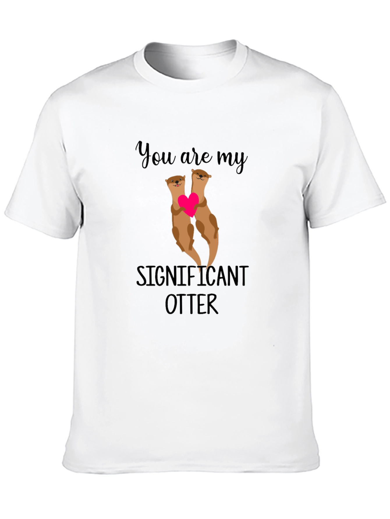 Significant Otter Graphic Tee - Cute Animal Lover Shirt