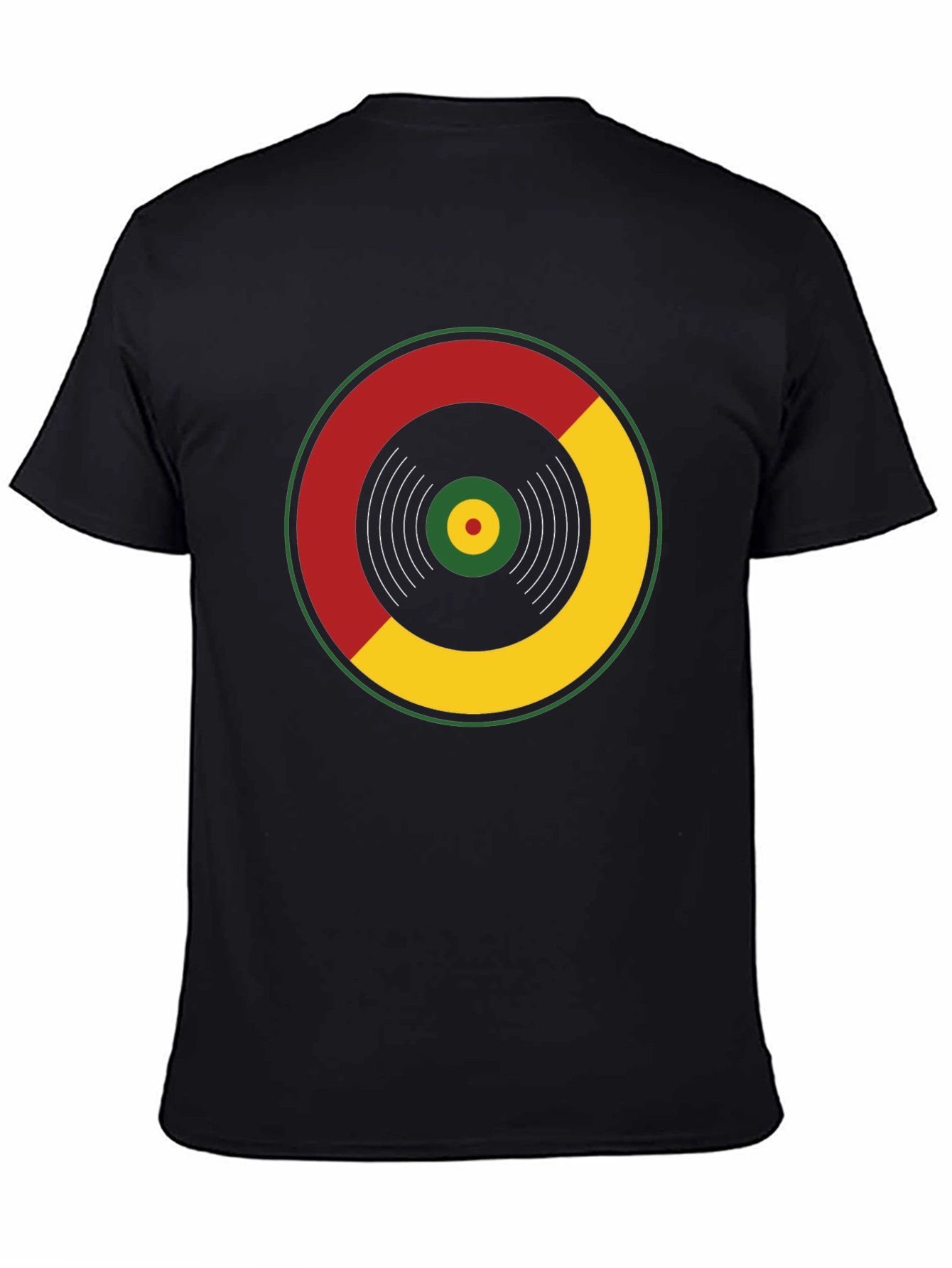 Rasta Vinyl Record Graphic T-Shirt