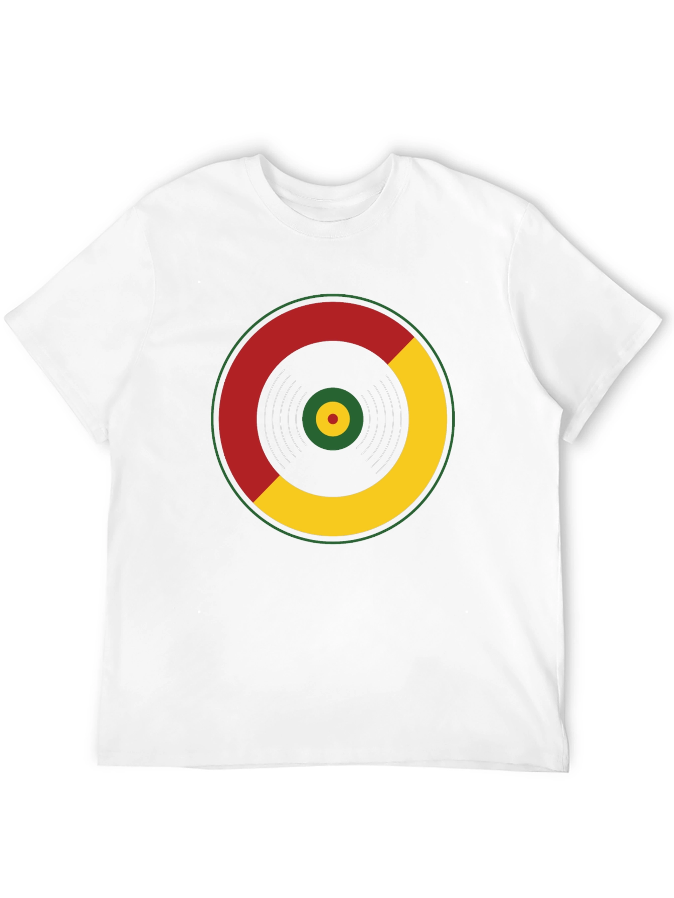 Rasta Vinyl Record Graphic T-Shirt