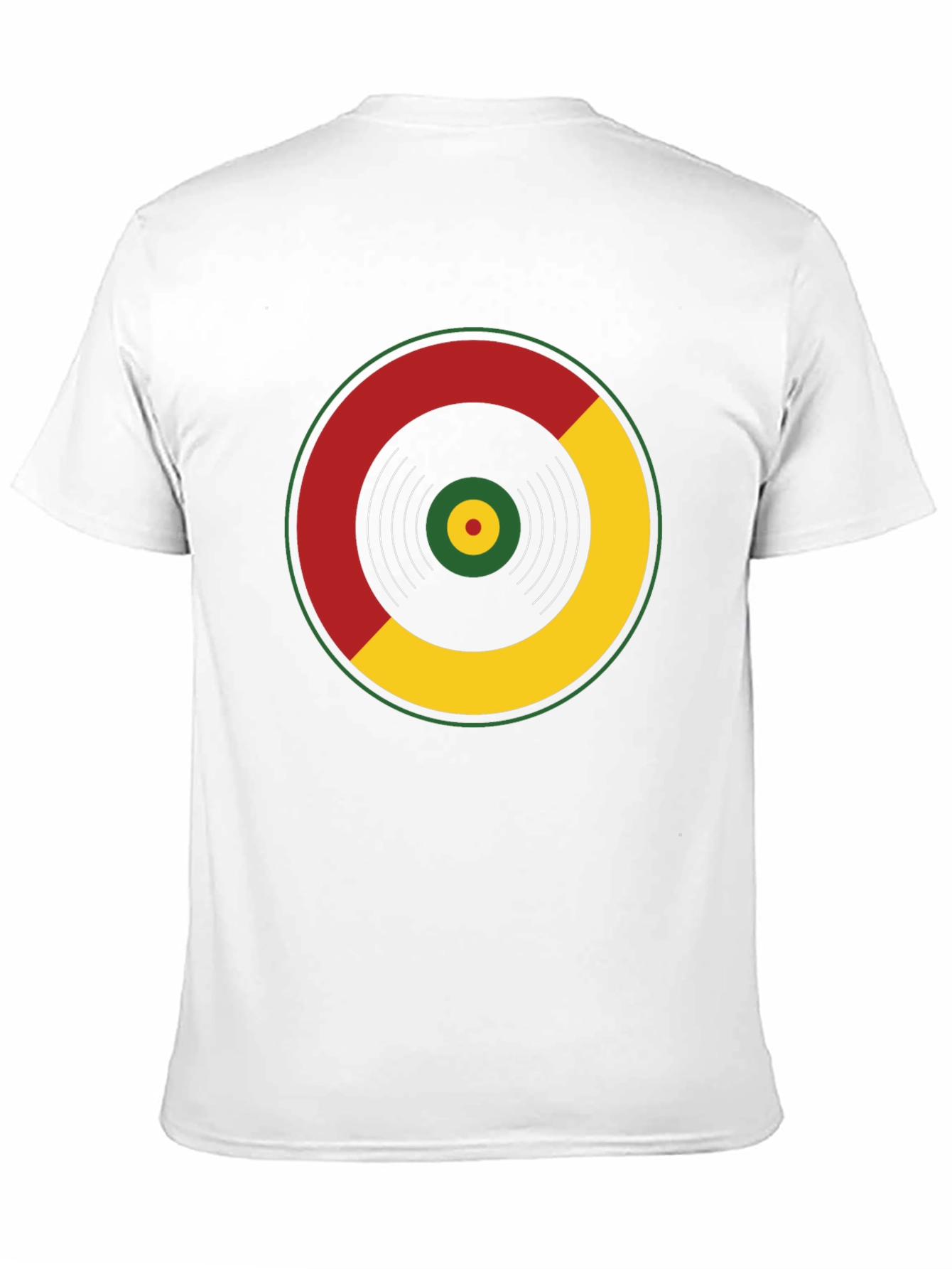 Rasta Vinyl Record Graphic T-Shirt
