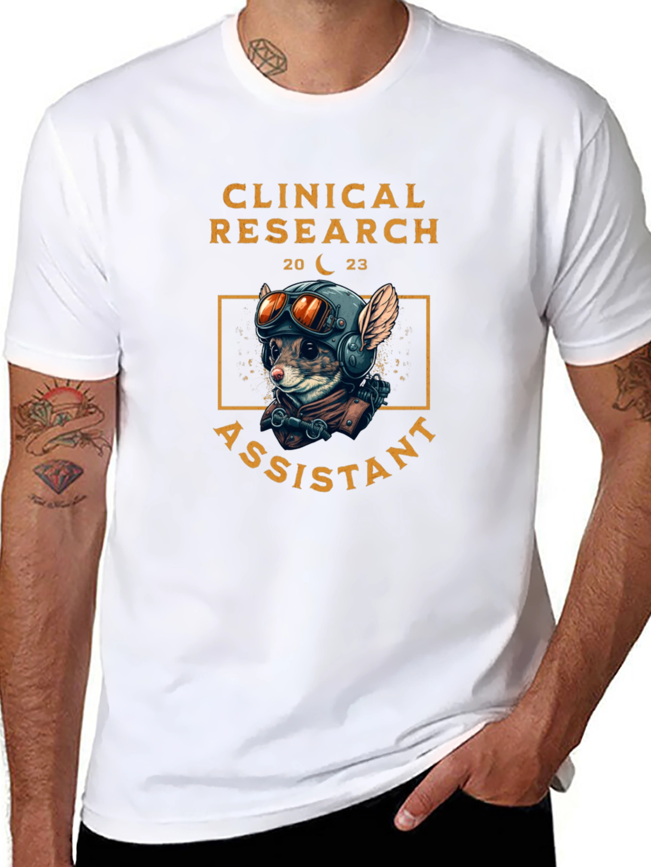 Clinical Research Assistant T-Shirt - Pilot Mouse Design