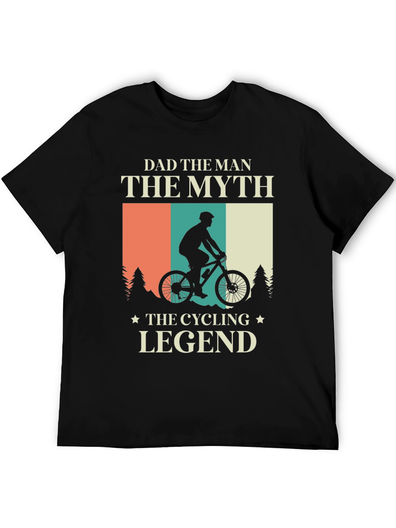 Dad The Man Cycling Legend T-Shirt