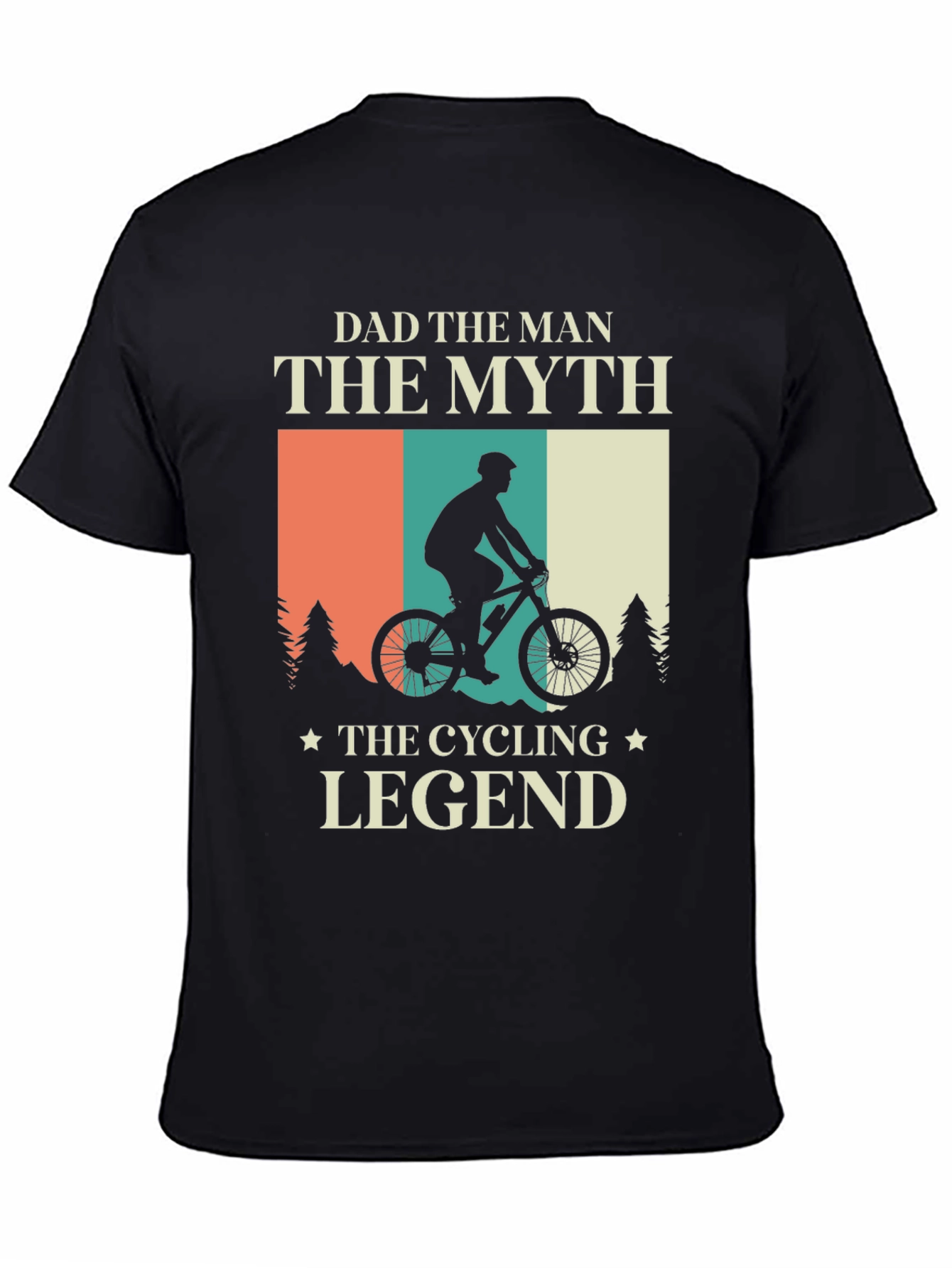 Dad The Man Cycling Legend T-Shirt