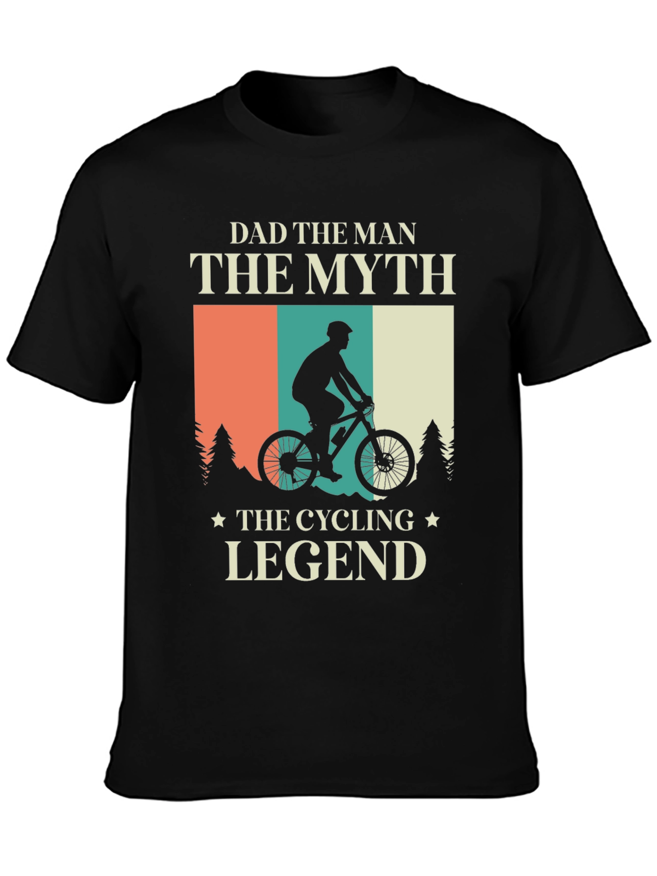 Dad The Man Cycling Legend T-Shirt