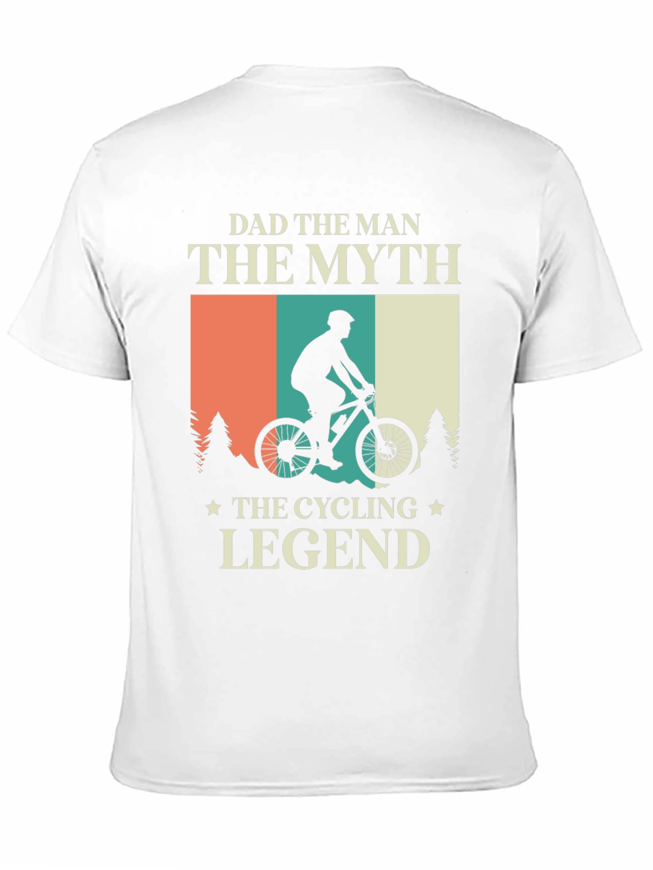 Dad The Man Cycling Legend T-Shirt