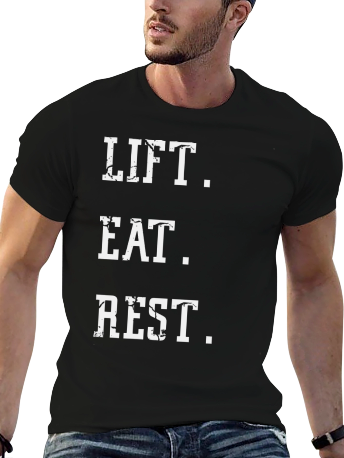 Lift Eat Rest - Mens Graphic T-Shirt