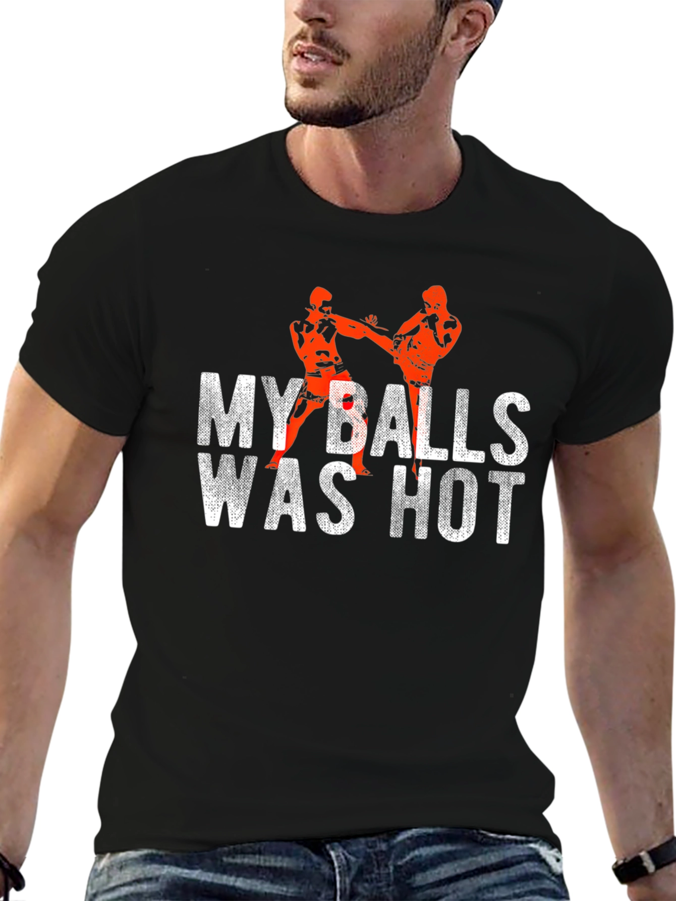 My Balls Was Hot Black T-Shirt