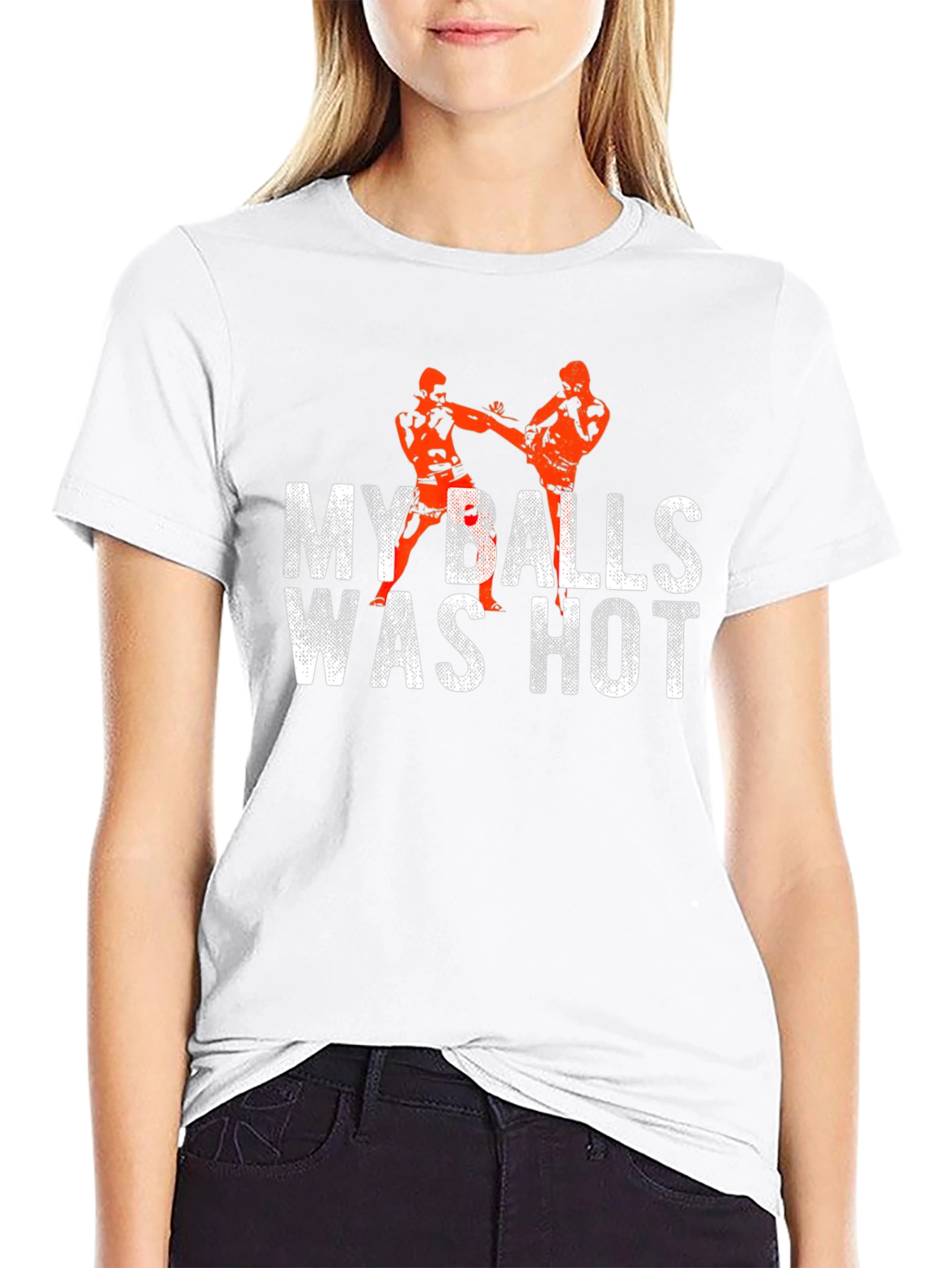 My Balls Was Hot Black T-Shirt