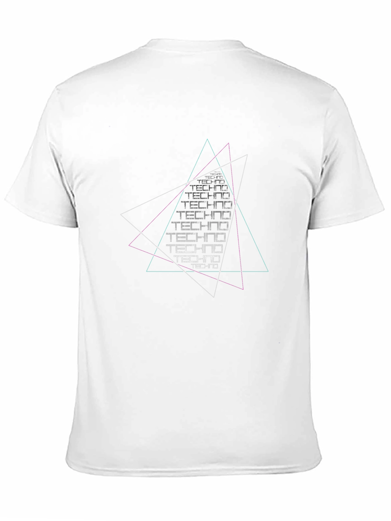 Techno Graphic Black T-Shirt - Modern Design