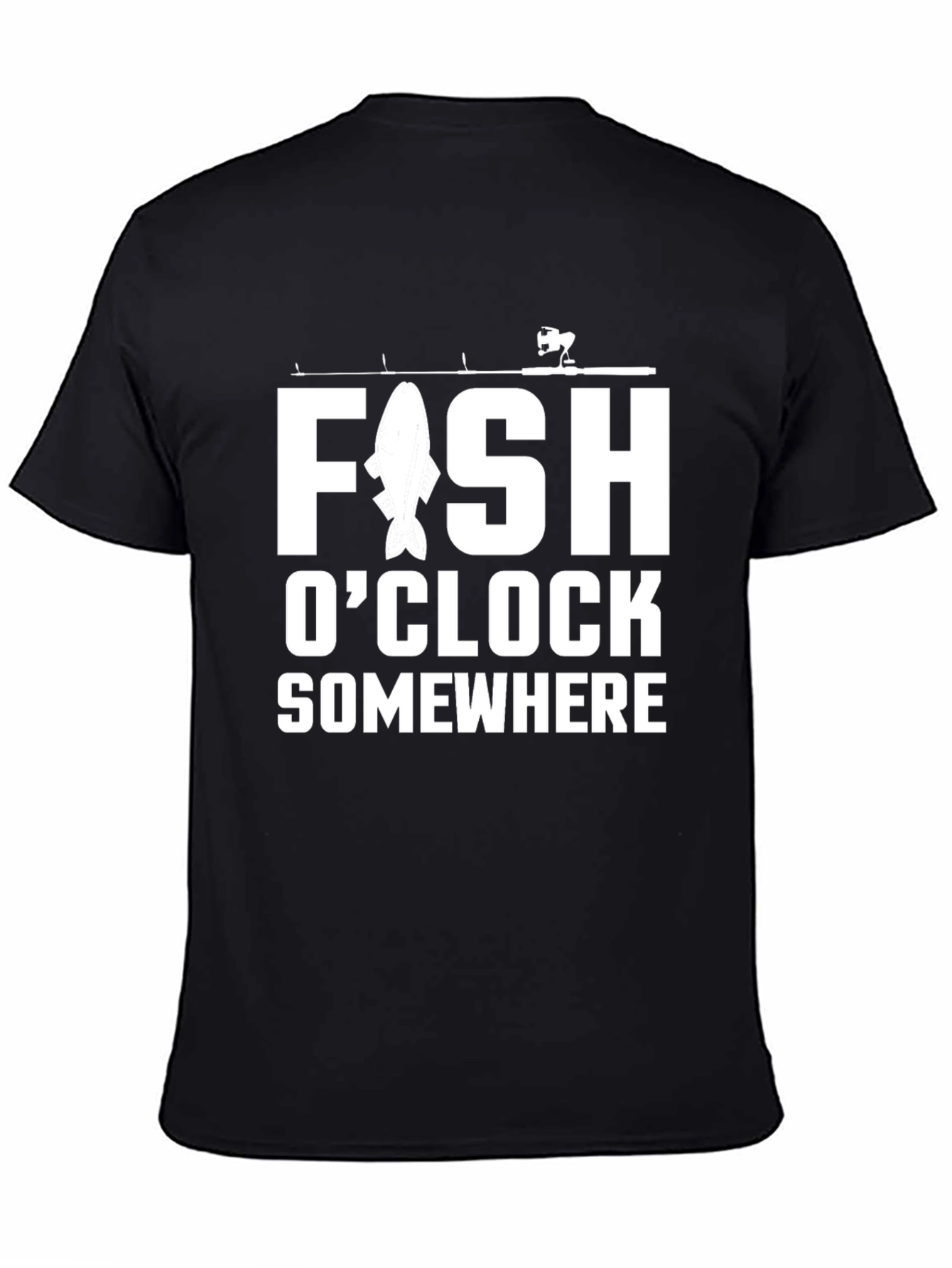 Fishing OClock T-Shirt - Funny Angler Tee