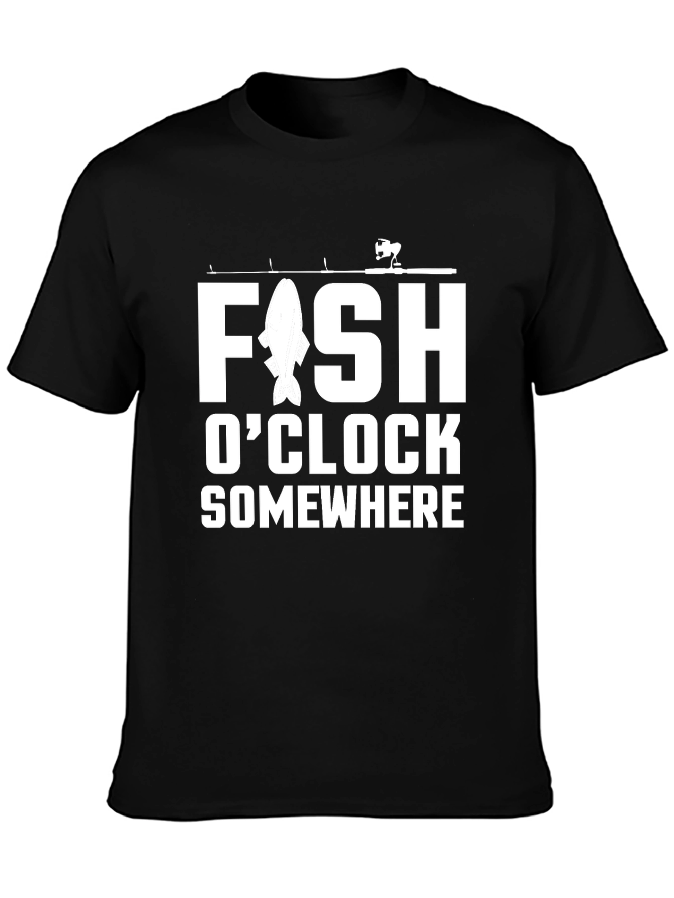 Fishing OClock T-Shirt - Funny Angler Tee