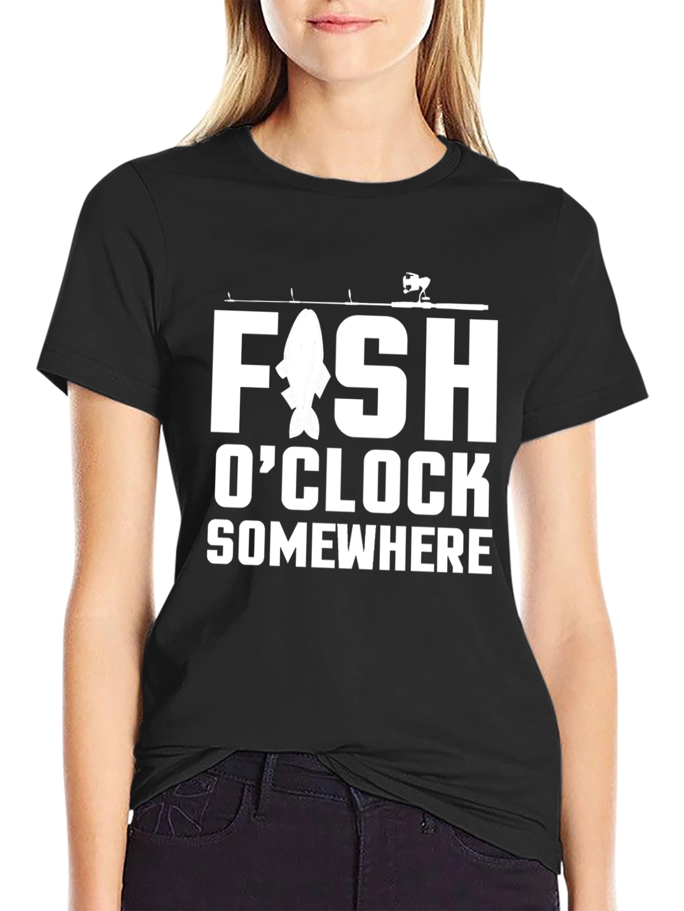 Fishing OClock T-Shirt - Funny Angler Tee