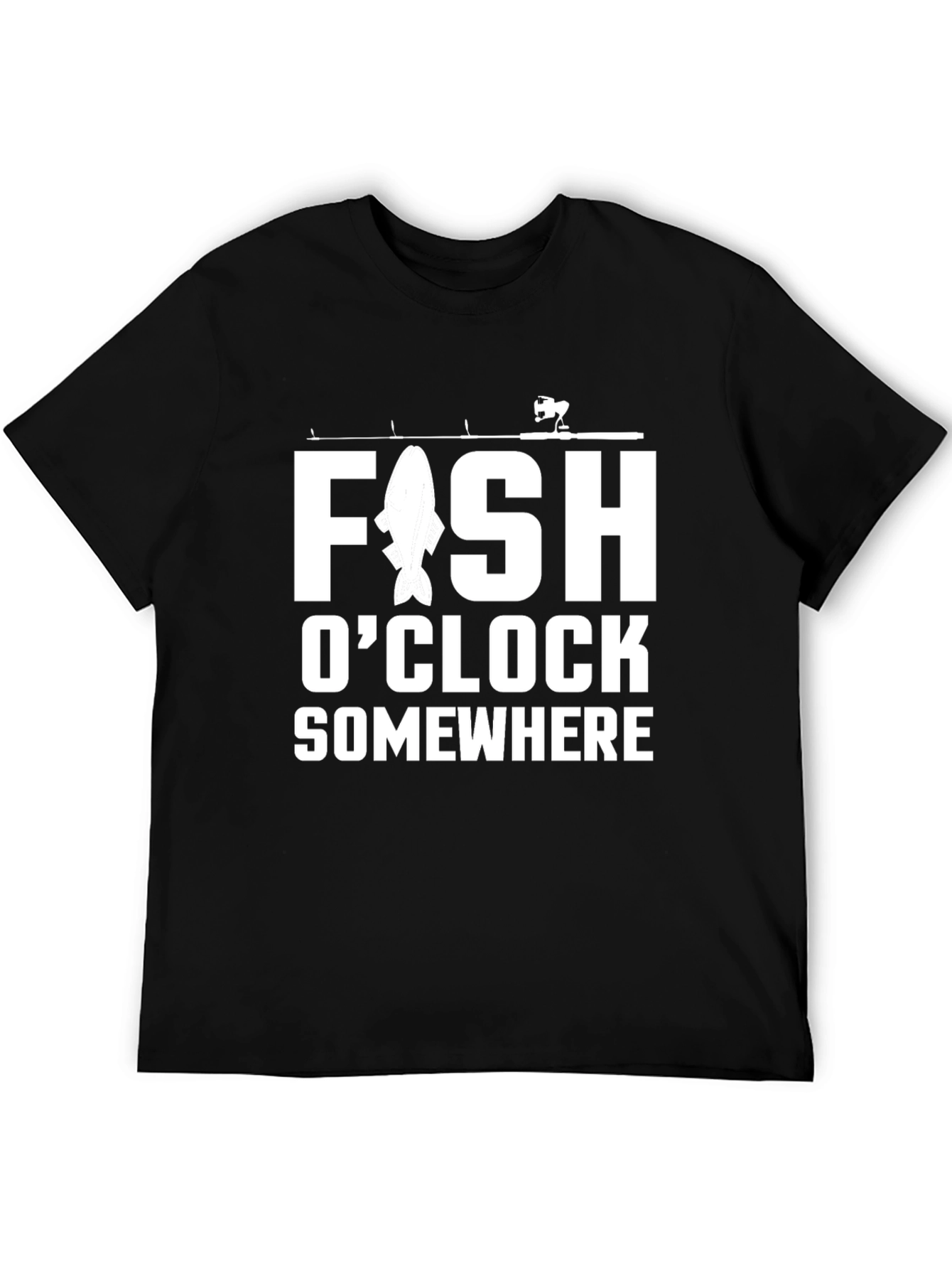 Fishing OClock T-Shirt - Funny Angler Tee