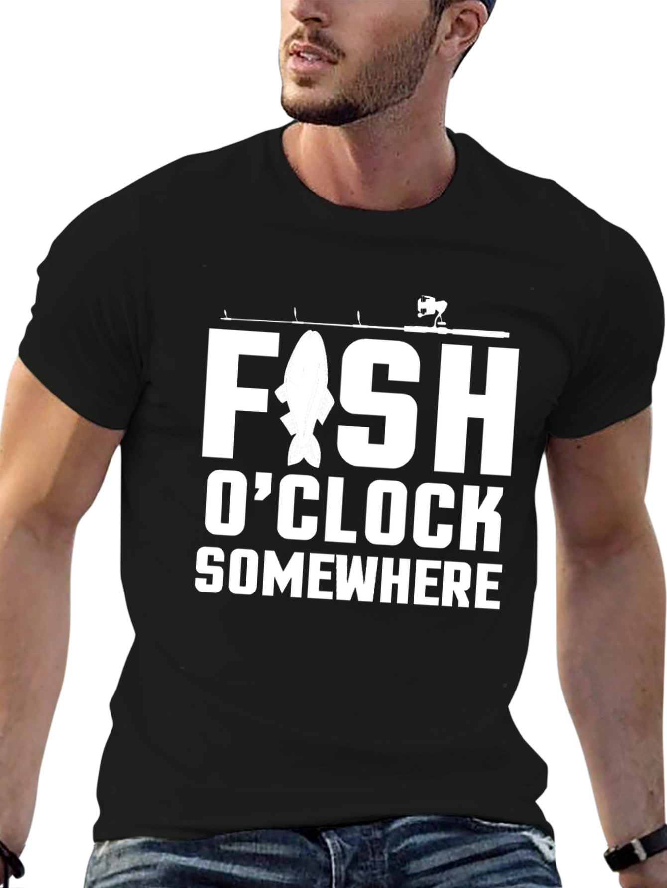 Fishing OClock T-Shirt - Funny Angler Tee