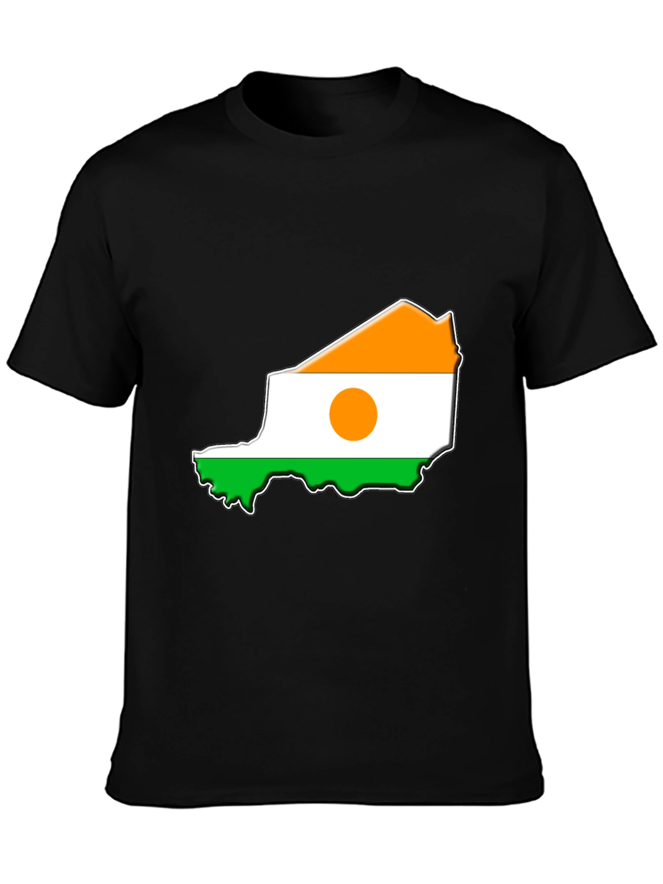 Niger Flag Map T-Shirt - Country Pride Tee