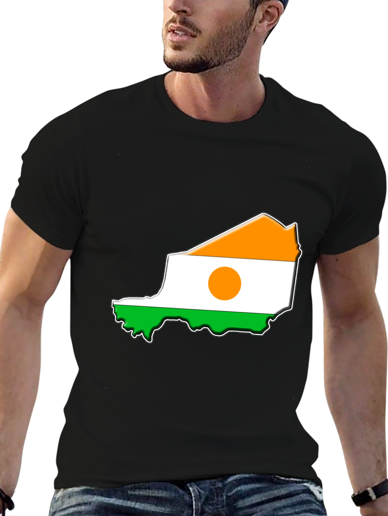 Niger Flag Map T-Shirt - Country Pride Tee