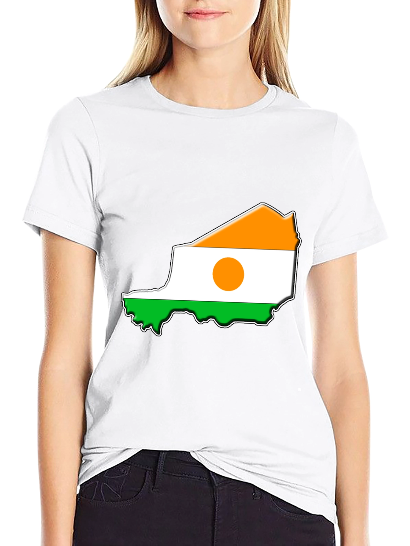 Niger Flag Map T-Shirt - Country Pride Tee