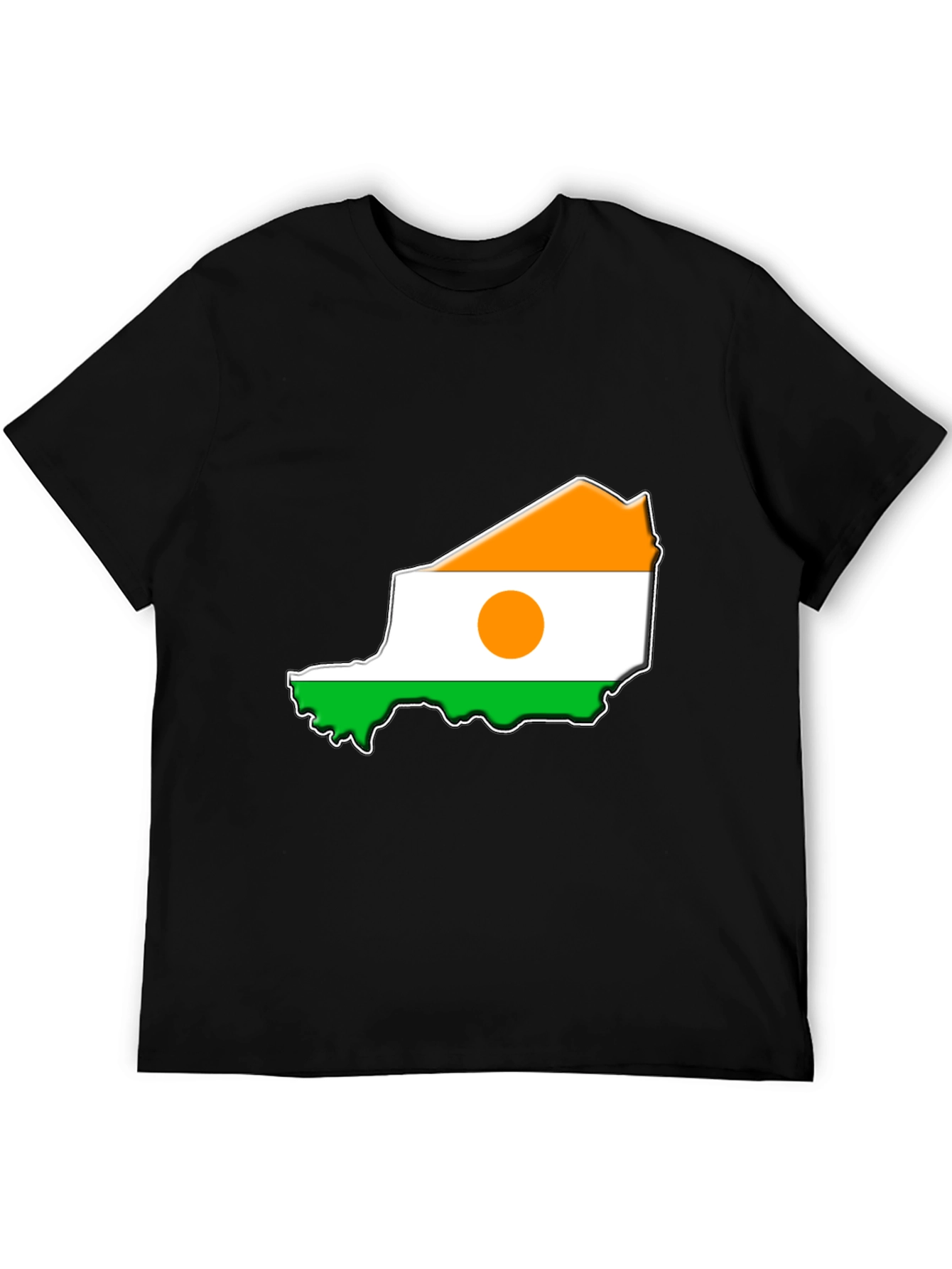 Niger Flag Map T-Shirt - Country Pride Tee