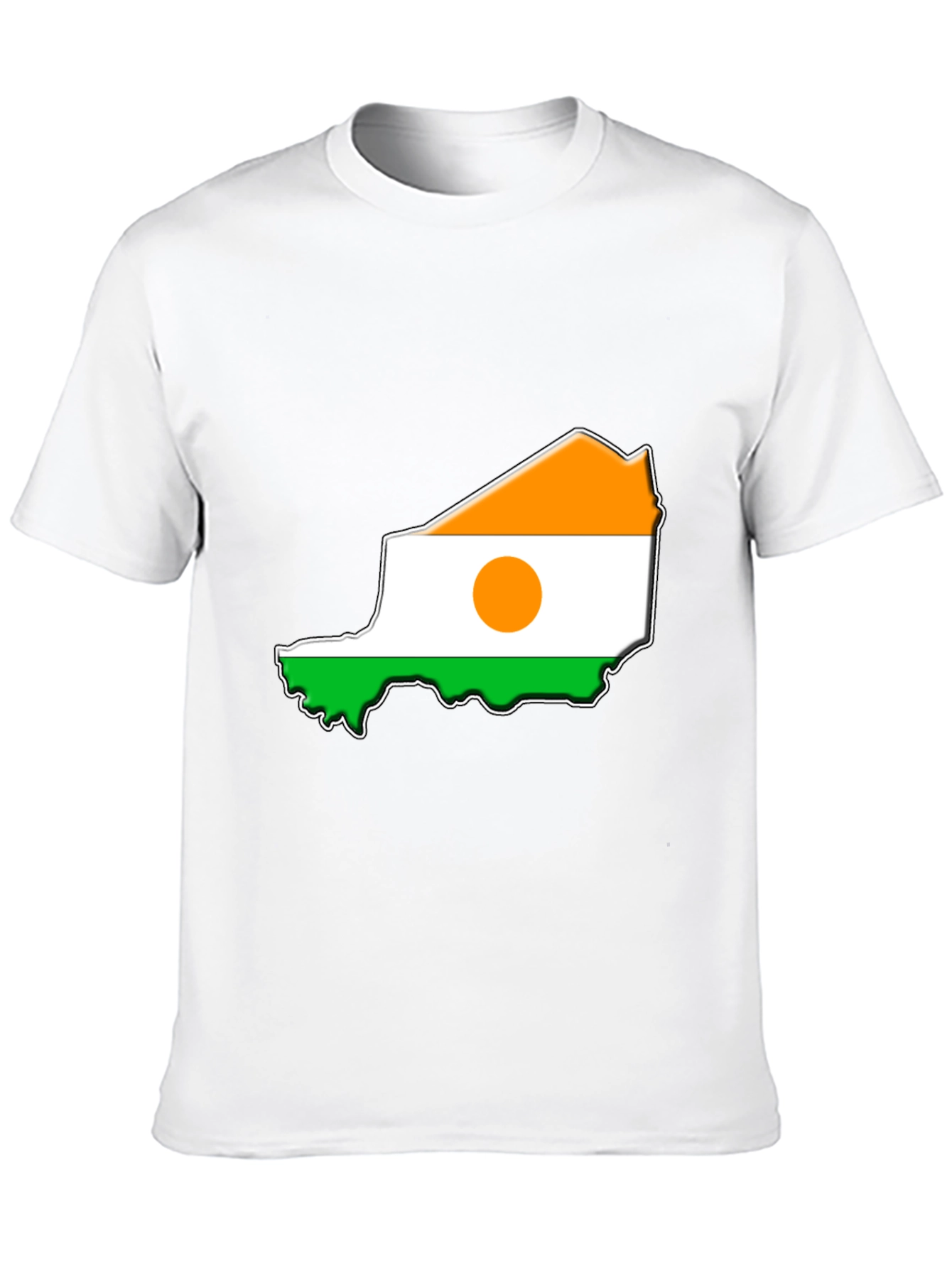 Niger Flag Map T-Shirt - Country Pride Tee