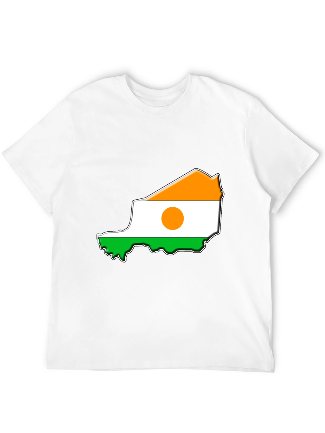 Niger Flag Map T-Shirt - Country Pride Tee