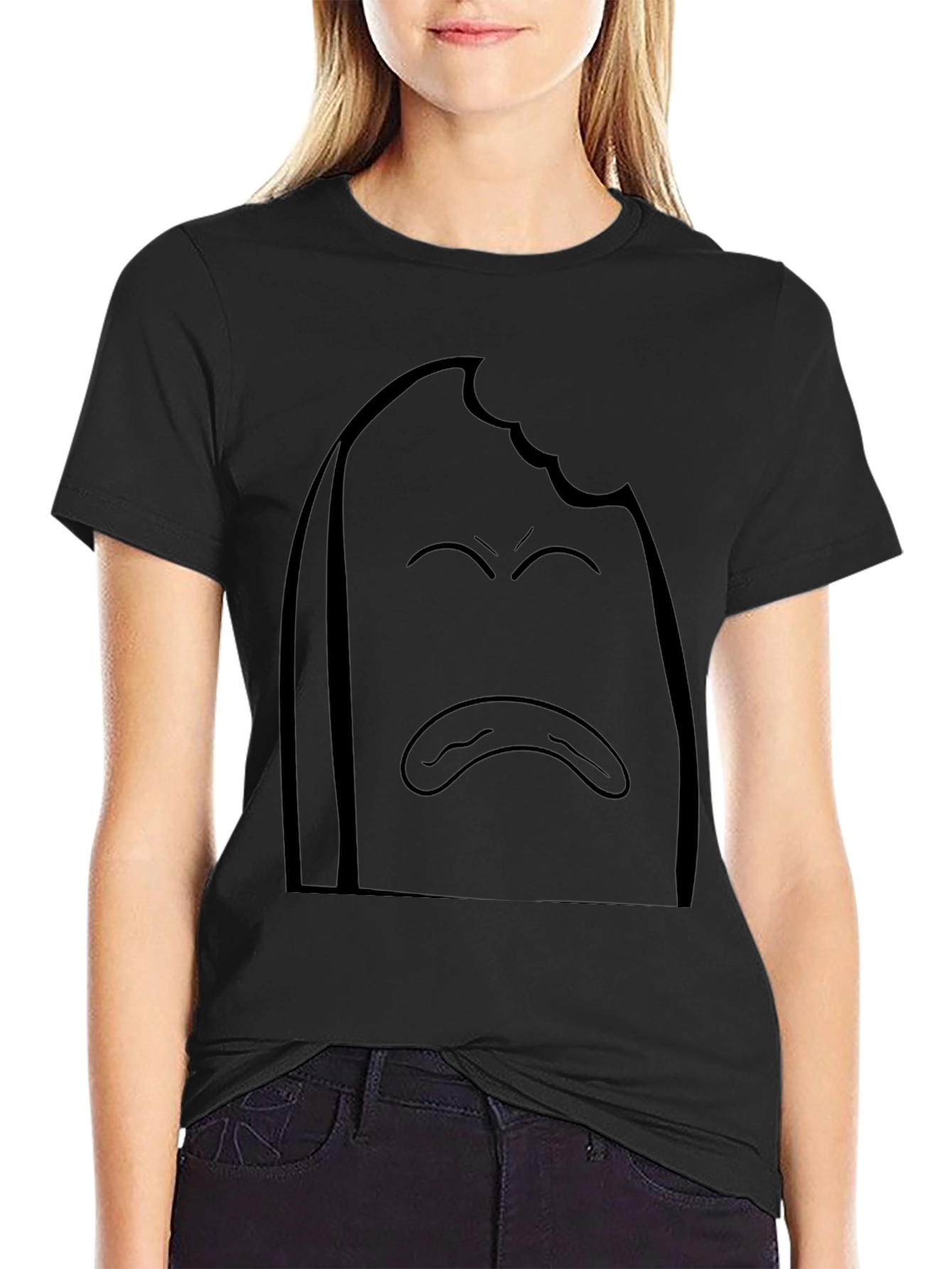 Sad Toast Graphic T-Shirt - Comfort Fit