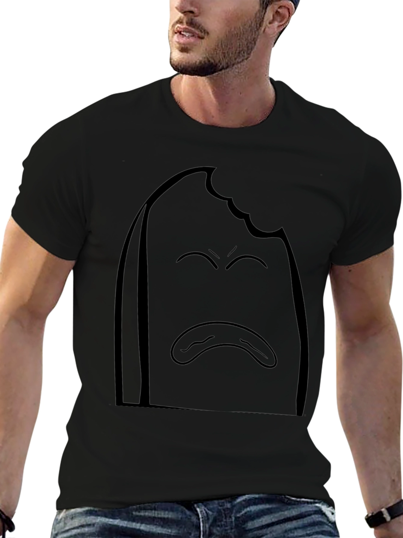 Sad Toast Graphic T-Shirt - Comfort Fit