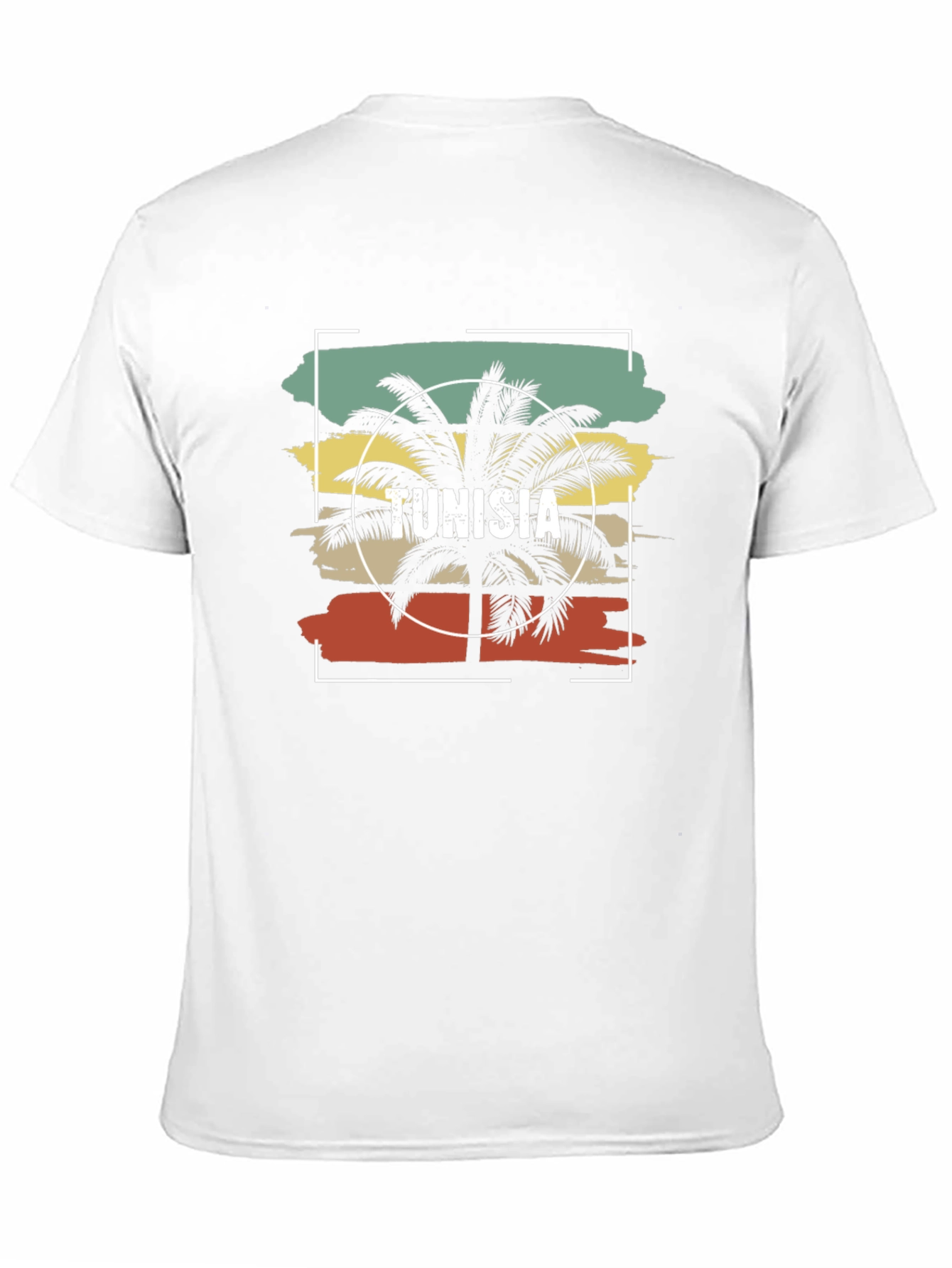 Tunisia Palm Tree Graphic T-Shirt
