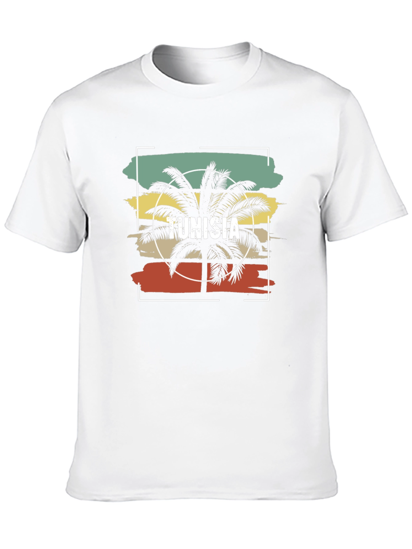 Tunisia Palm Tree Graphic T-Shirt