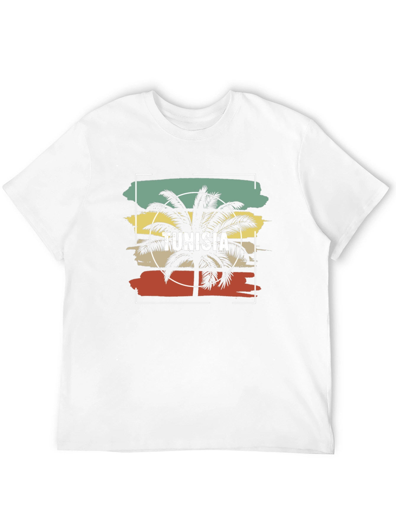Tunisia Palm Tree Graphic T-Shirt
