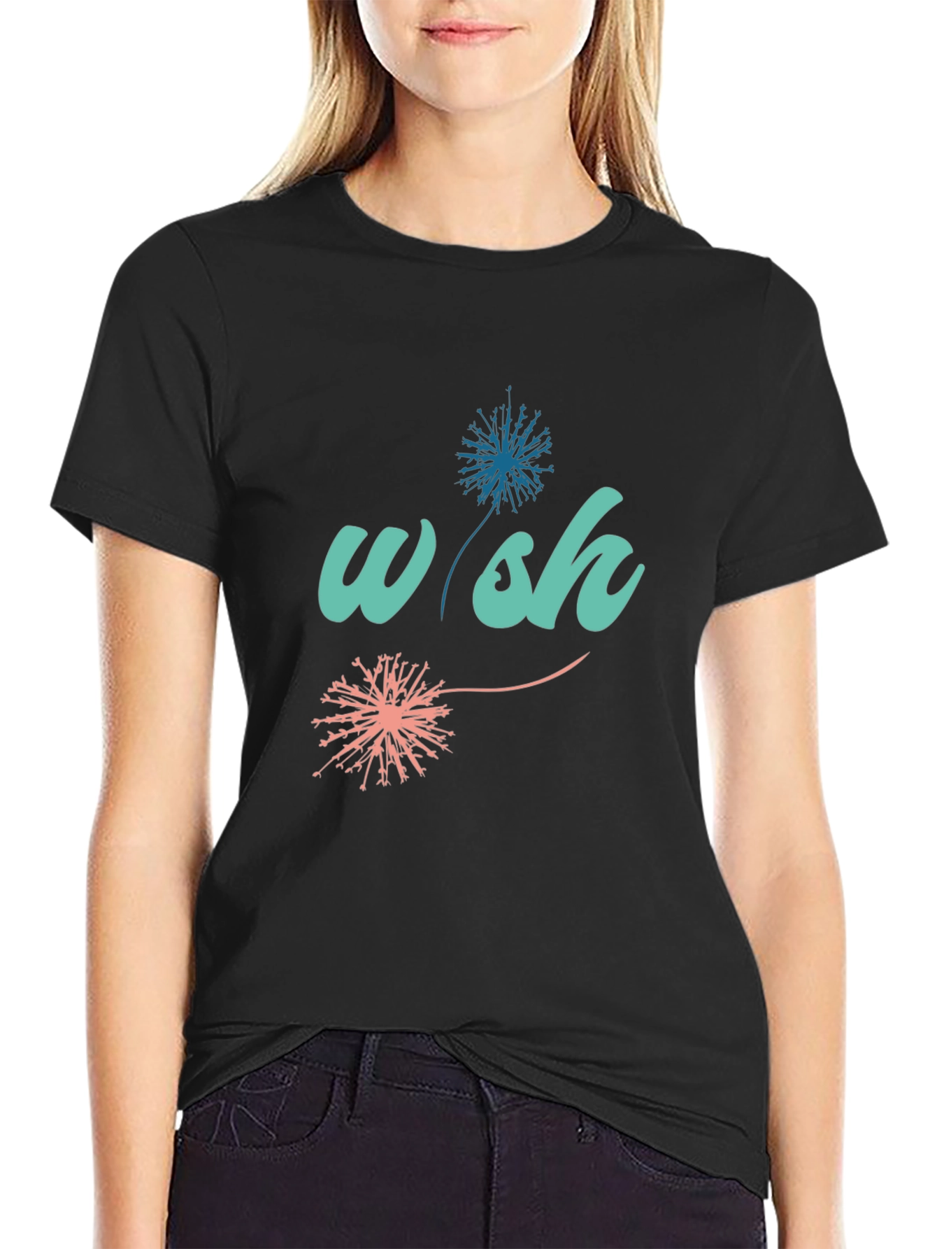 Wish Dandelion Graphic T-Shirt