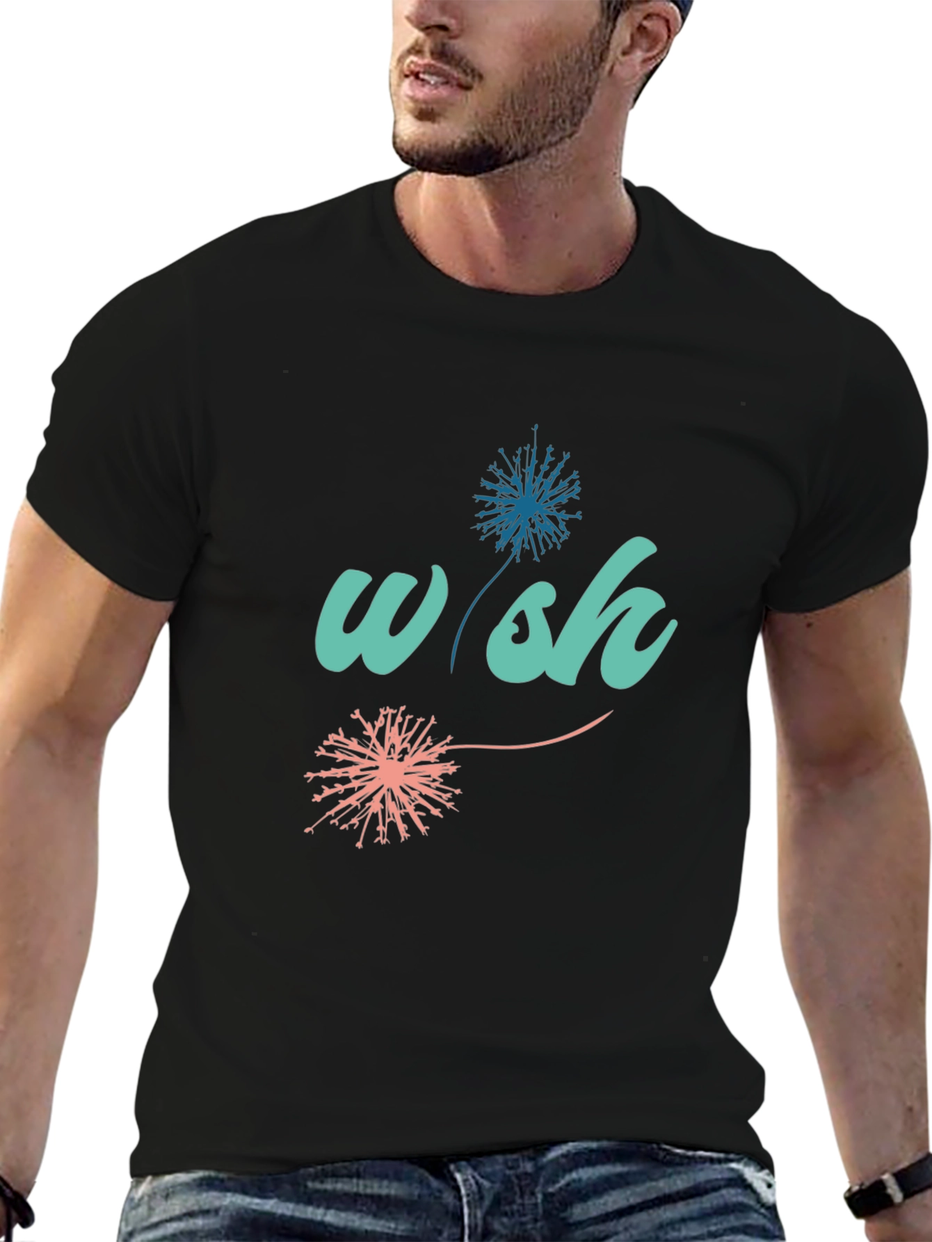 Wish Dandelion Graphic T-Shirt