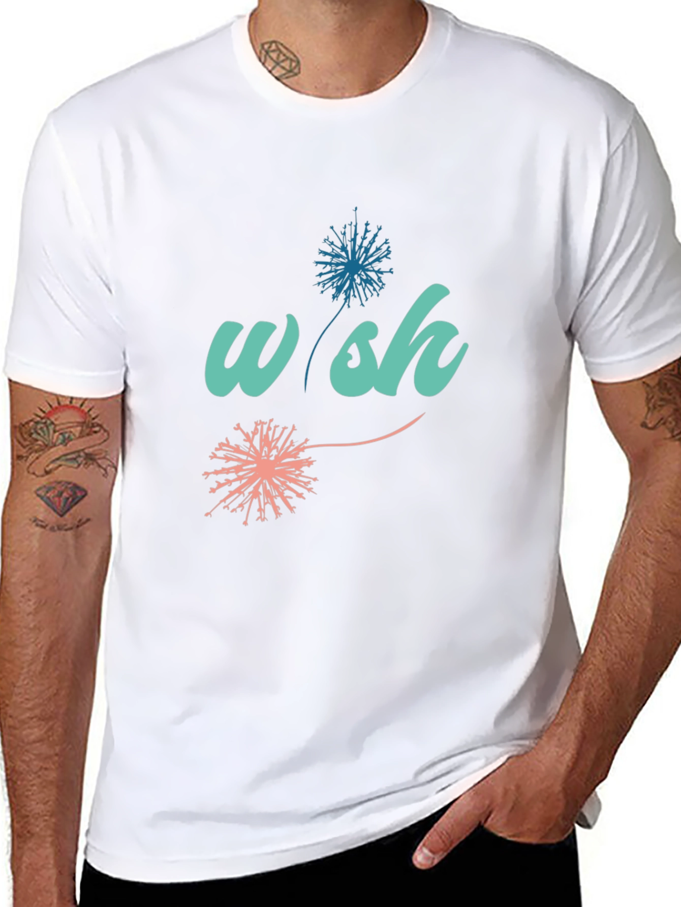 Wish Dandelion Graphic T-Shirt