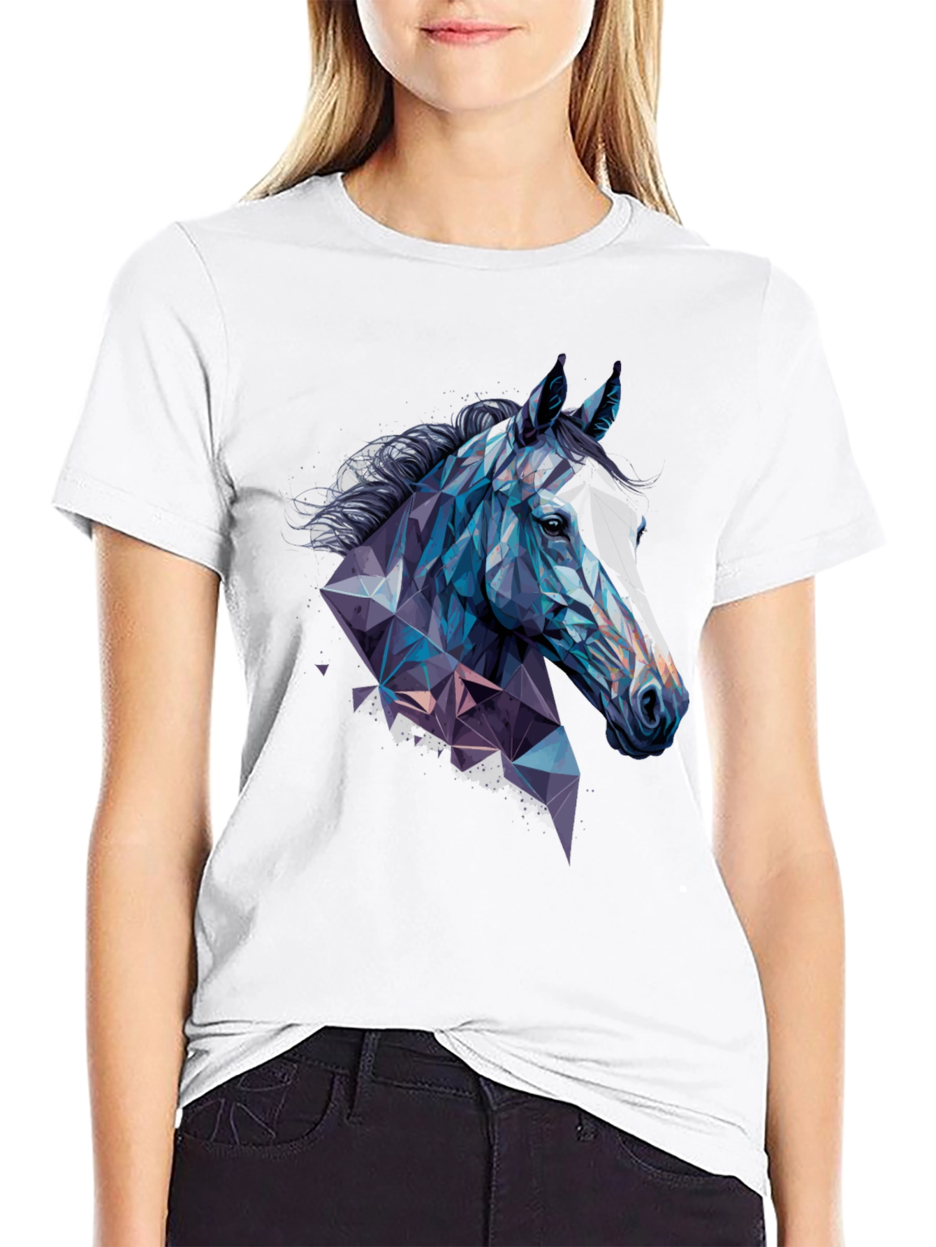 Geometric Horse Graphic Tee
